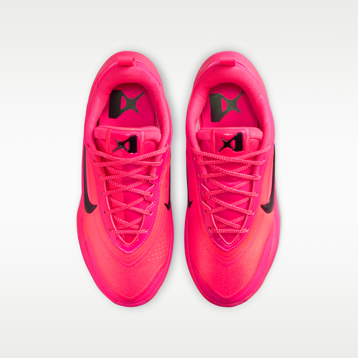 Детские кроссовки Nike A'One “Unanimous” Big Kids' Basketball, цвет: Розовый / Чёрный — фото 4