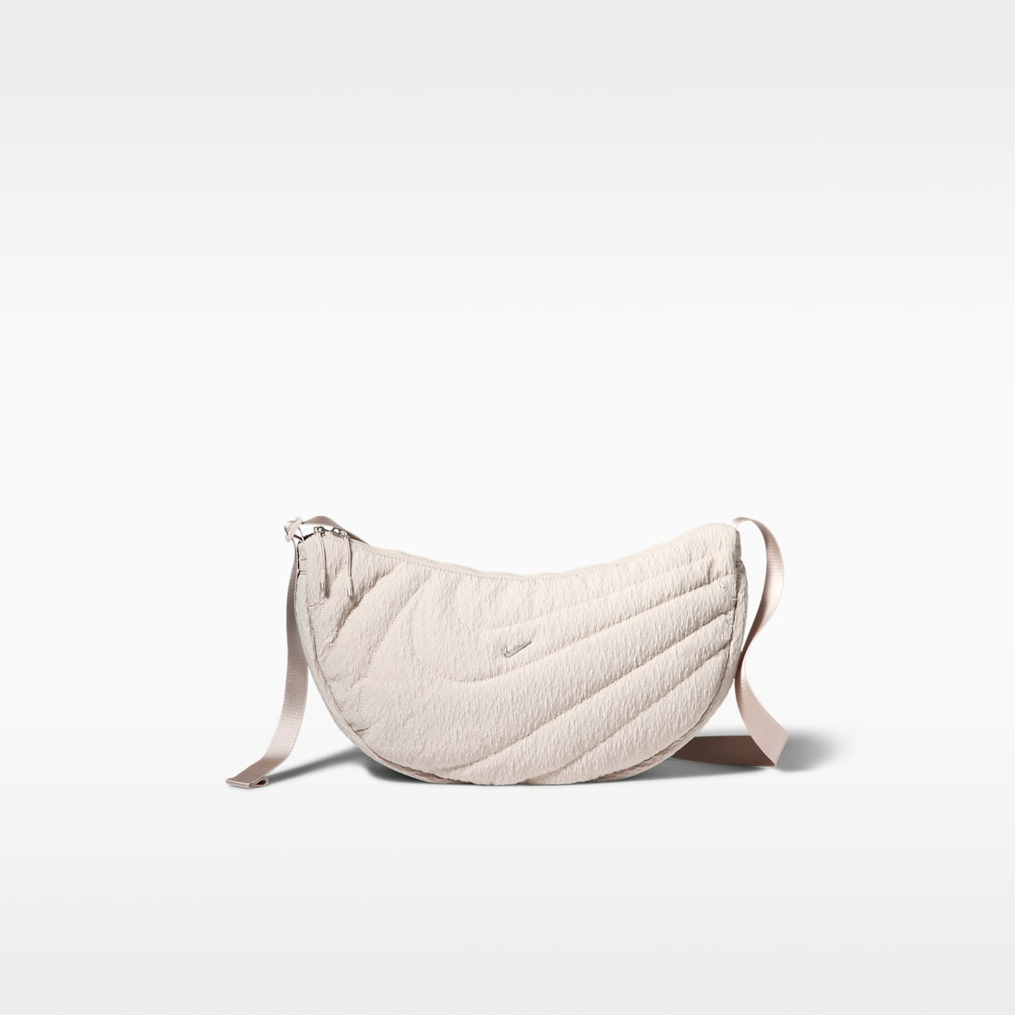 Мужская сумка Nike Aura Crescent Crossbody (11L), цвет: Кремовый / Серебряный — фото 2