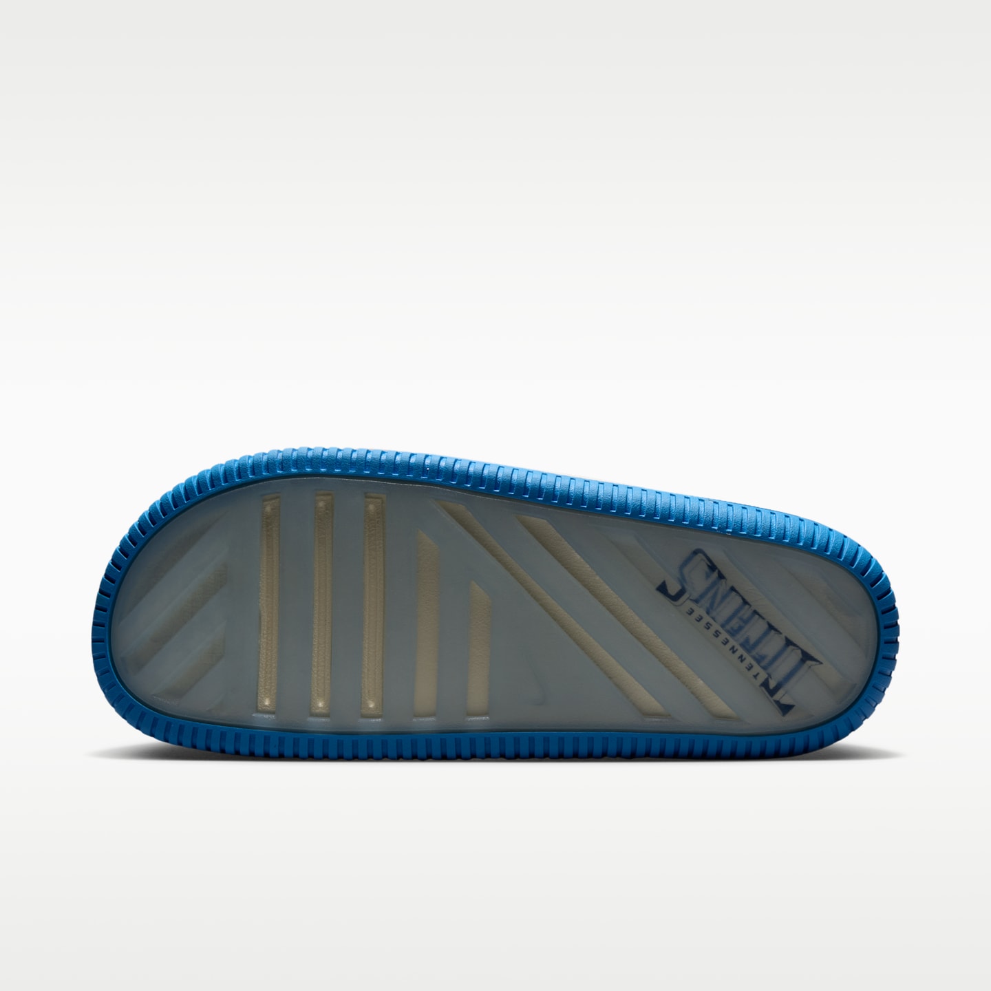 Мужские сандалии Nike Calm (Tennessee Titans) NFL, цвет: Молочный / Тёмно-синий — фото 3
