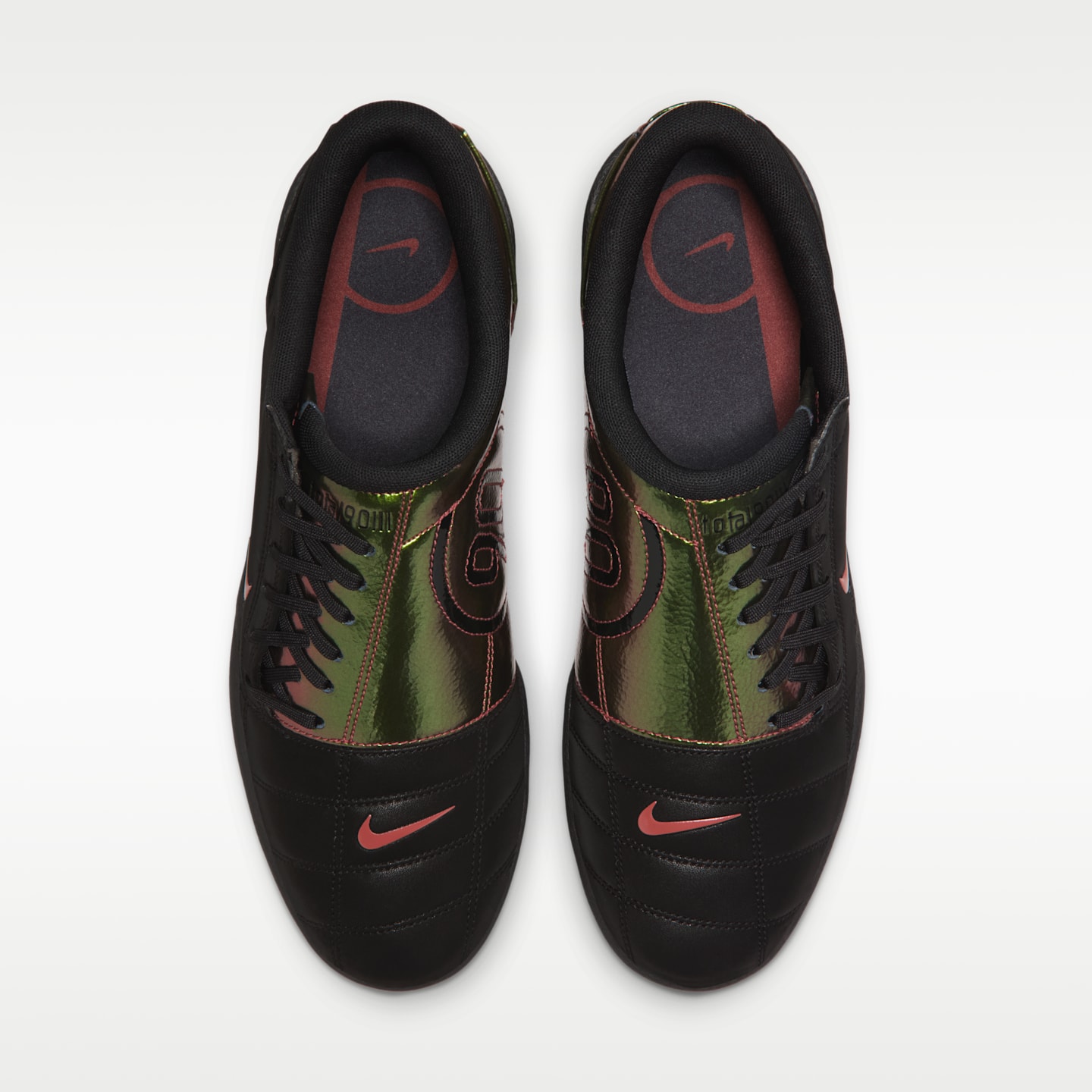 Мужские кроссовки Nike T90 SP, цвет: Чёрный / Красный сепия — фото 4