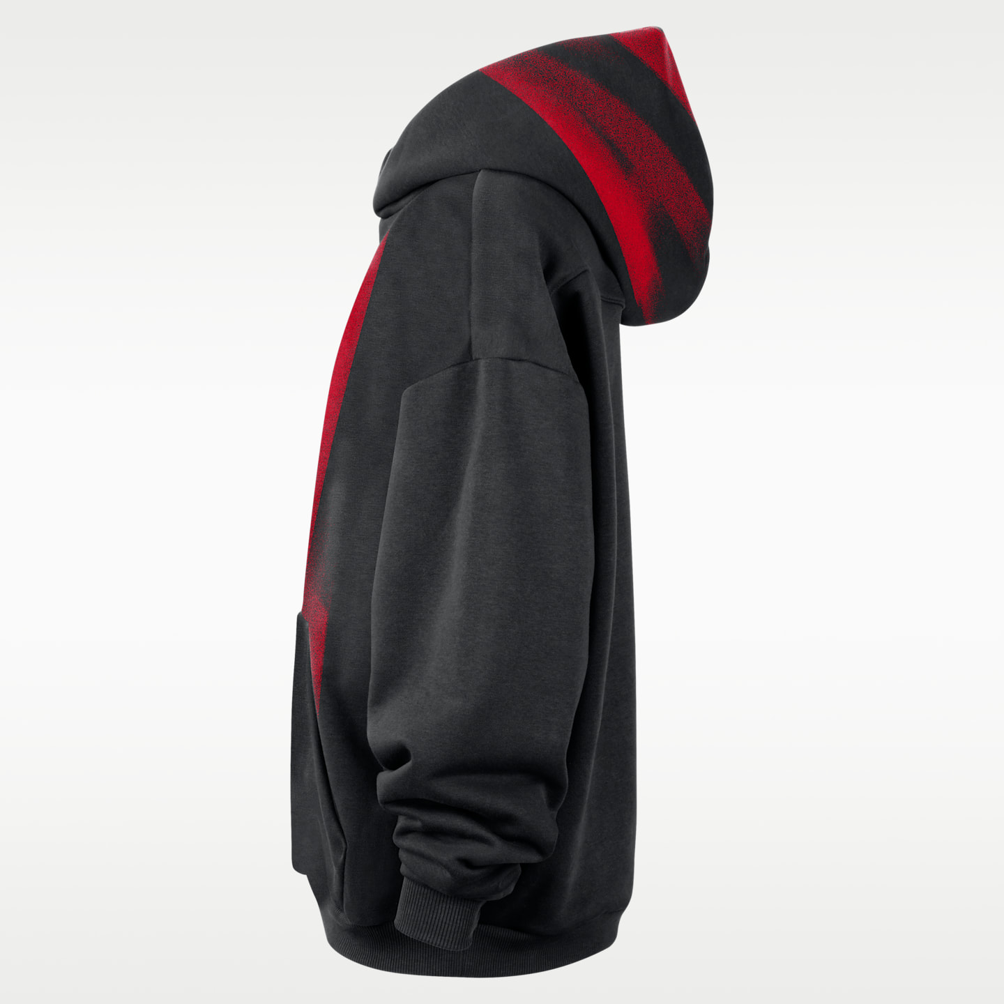 Мужское худи Nike Atlanta Hawks Standard Issue Therma-FIT Fleece Basketball, цвет: Чёрный / Белый — фото 3