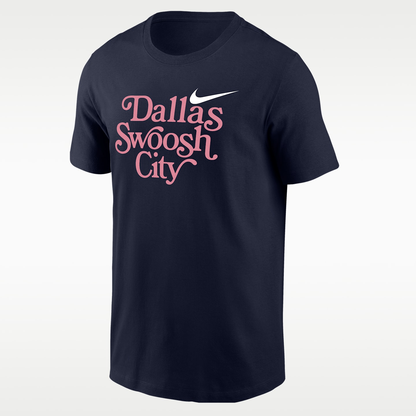 Мужская футболка Nike Swoosh Cities Dallas с коротким рукавом, цвет: Тёмно-синий