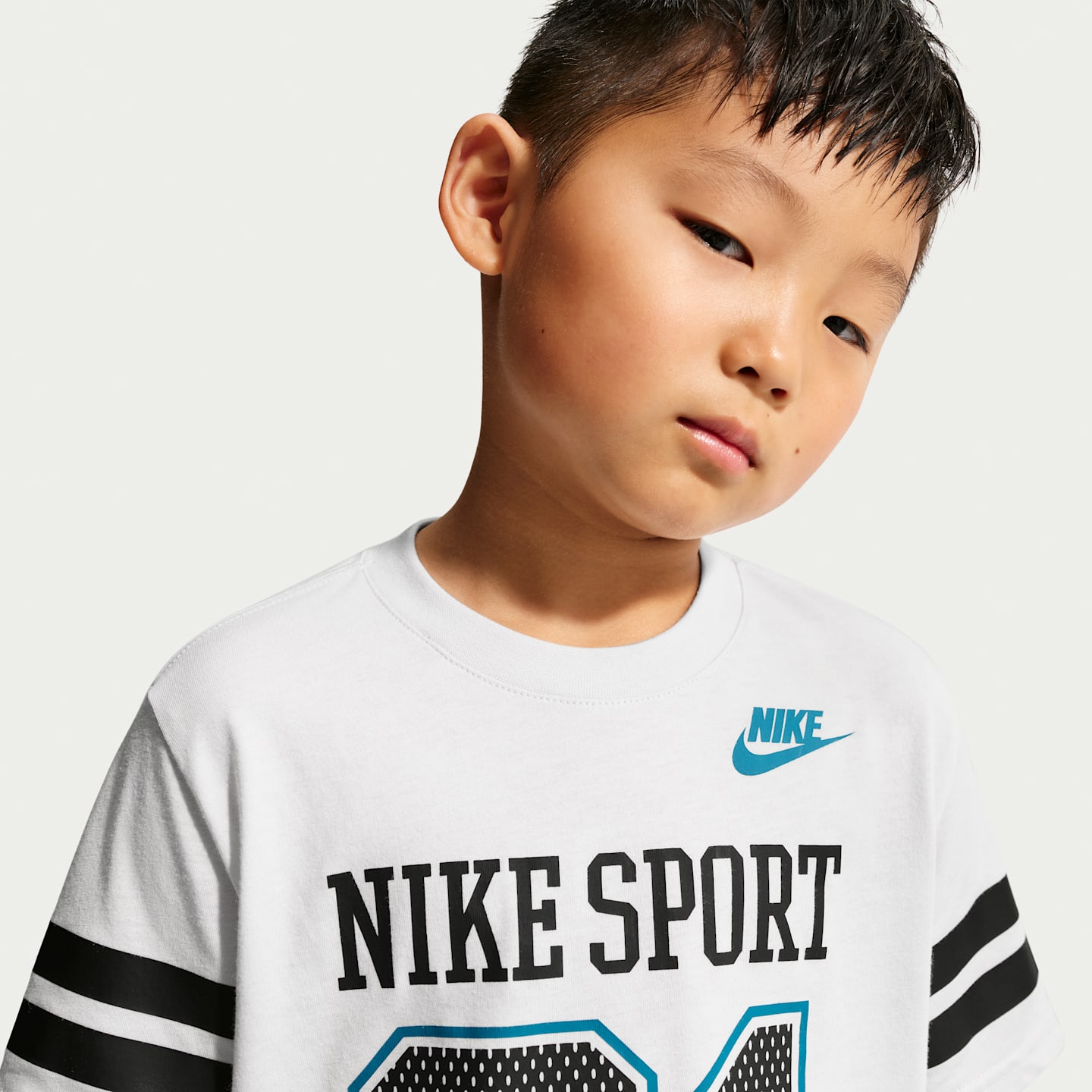 Детская футболка Nike Halftime, цвет: Photon Dust — фото 3