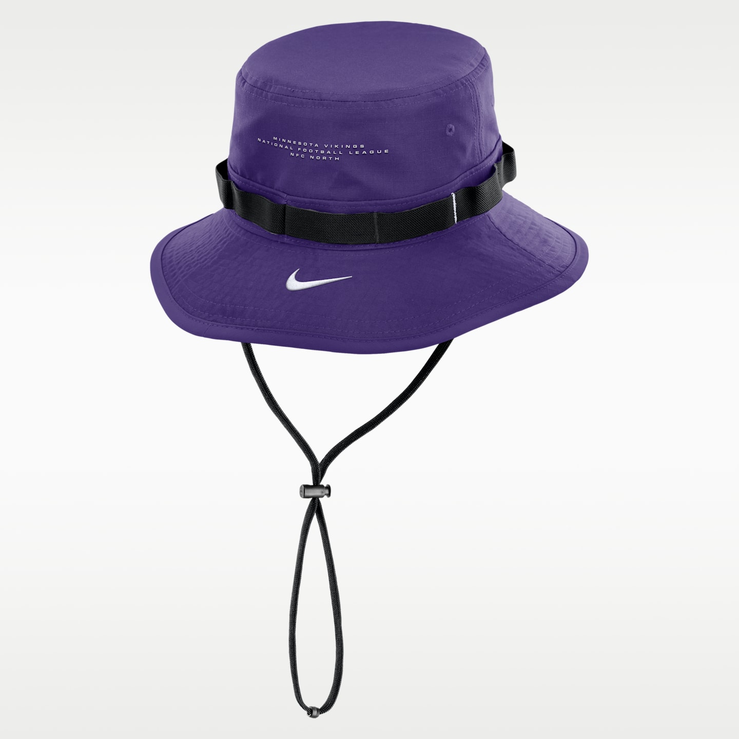 Мужская панама NFL Nike Dri-FIT College Minnesota Vikings Primetime Apex Boonie, цвет: Фиолетовый — фото 2