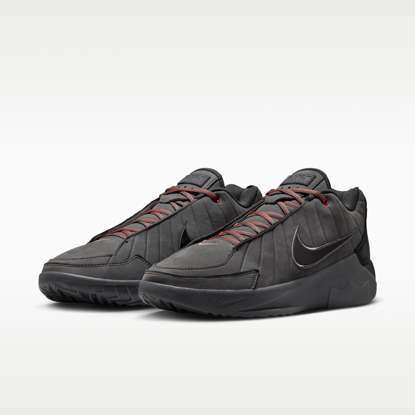 Мужские кроссовки Nike LeBron Witness 9 Basketball, цвет: Антрацитовый / Железный серый — фото 5