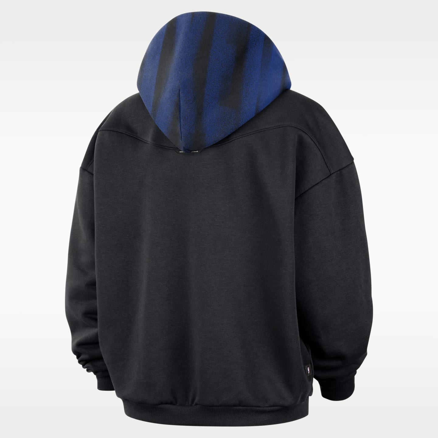 Мужское худи Nike Philadelphia 76ers Standard Issue Therma-FIT Fleece Basketball, цвет: Чёрный / Белый — фото 2