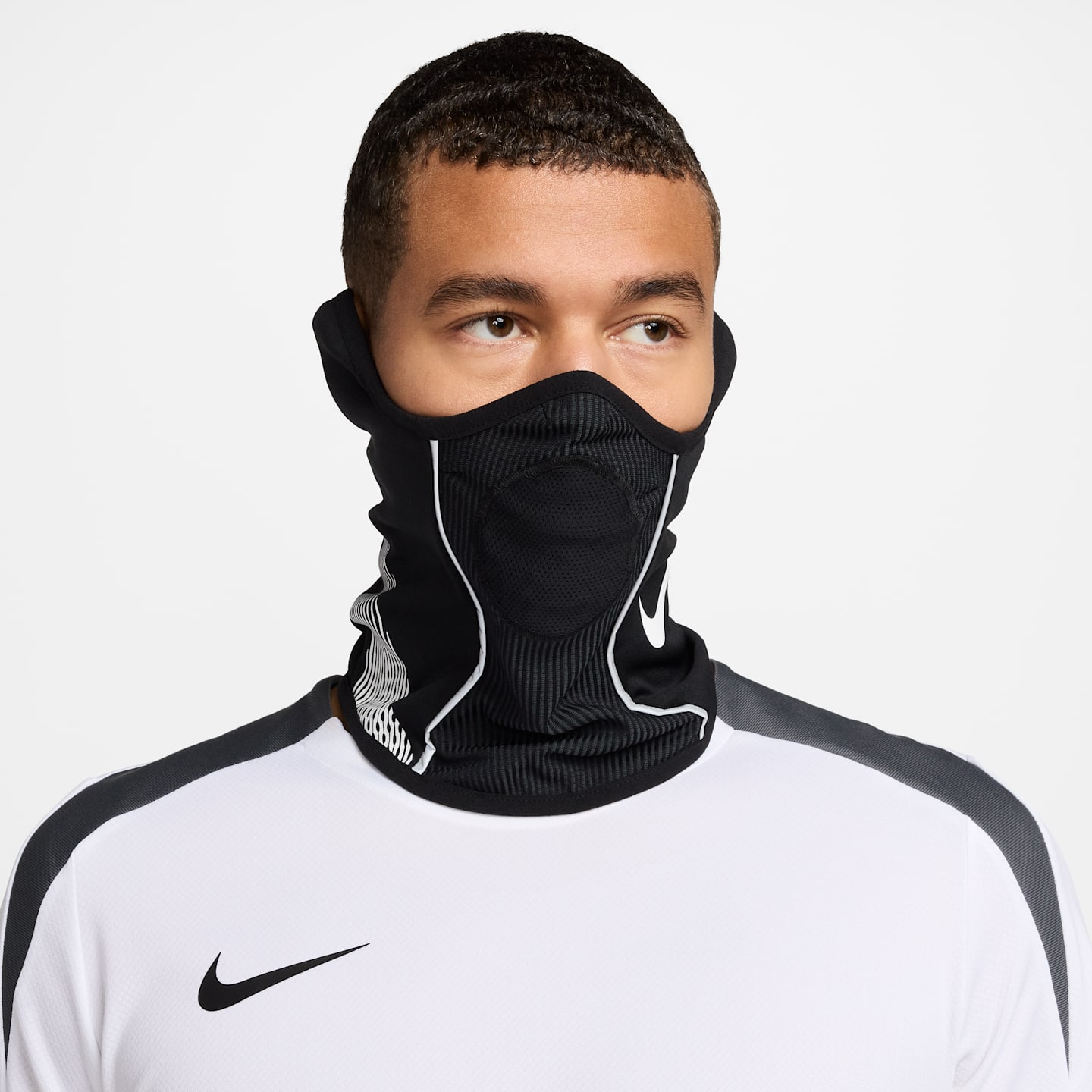 Футбольный снуд Nike Academy Dri-FIT, цвет: Чёрный / Белый — фото 1