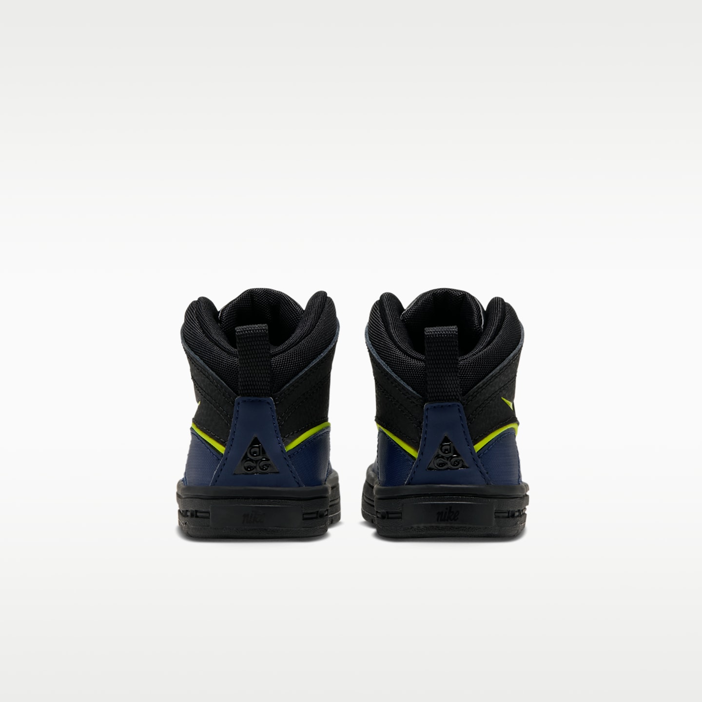 Детские ботинки Nike ACG Woodside 2 High Baby/Toddler, цвет: Чёрный / Тёмно-синий — фото 6