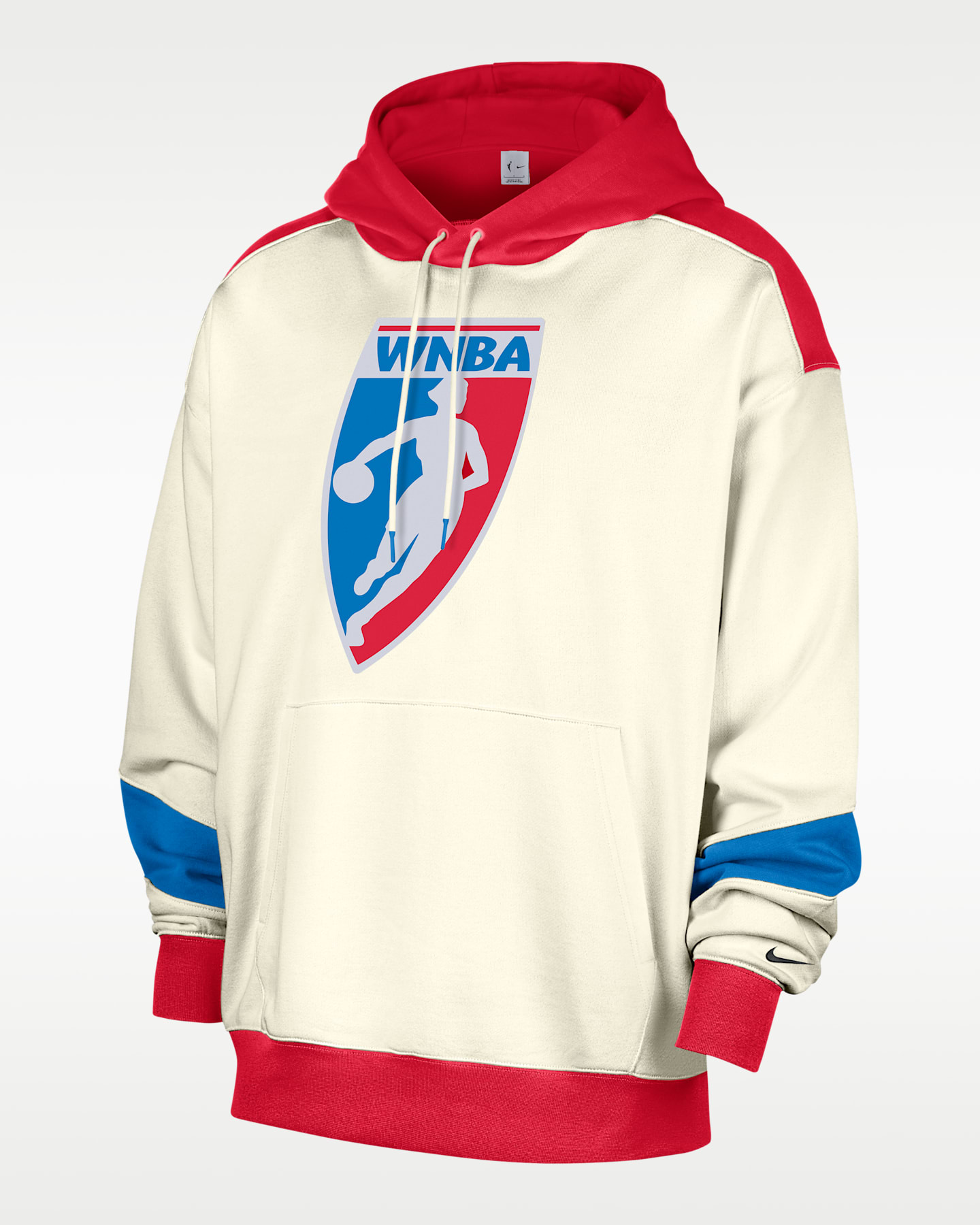 Женские худи WNBA Legends Nike Basketball Jersey Fleece Pullover, цвет: Молочный / Красный — фото 4