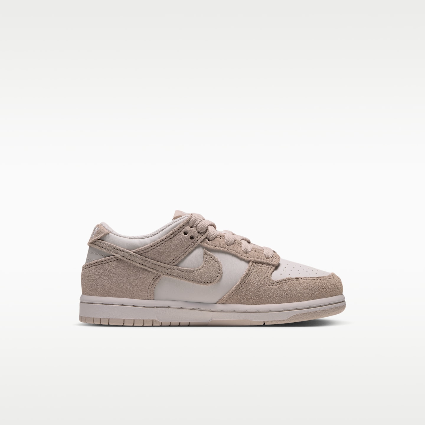 Детские кроссовки Nike Dunk Low Suede, цвет: Phantom/Sanddrift — фото 3