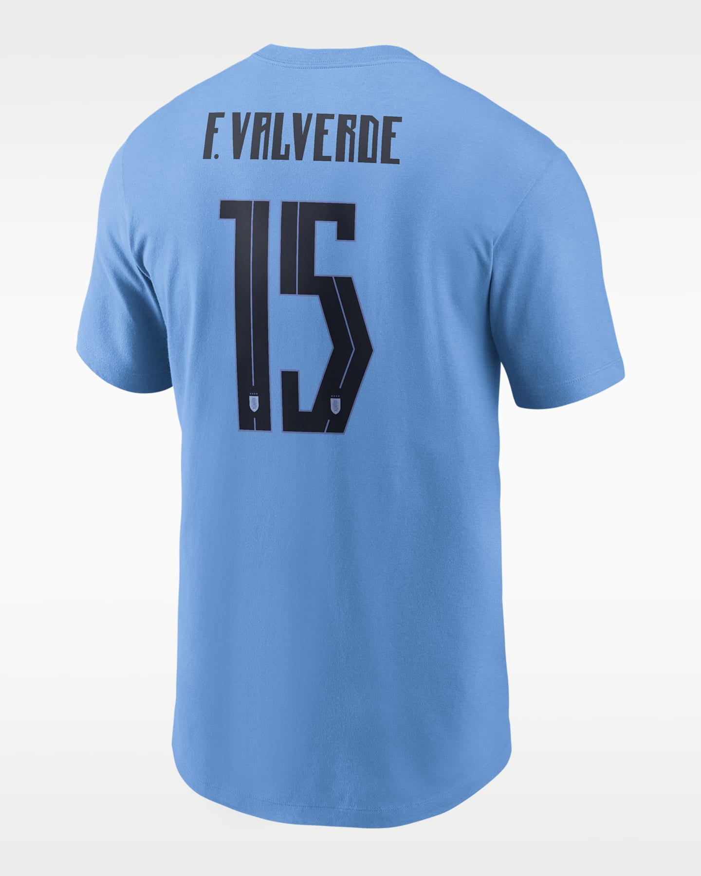Мужская футбольная футболка Nike Federico Valverde Uruguay, цвет: Синий — фото 3