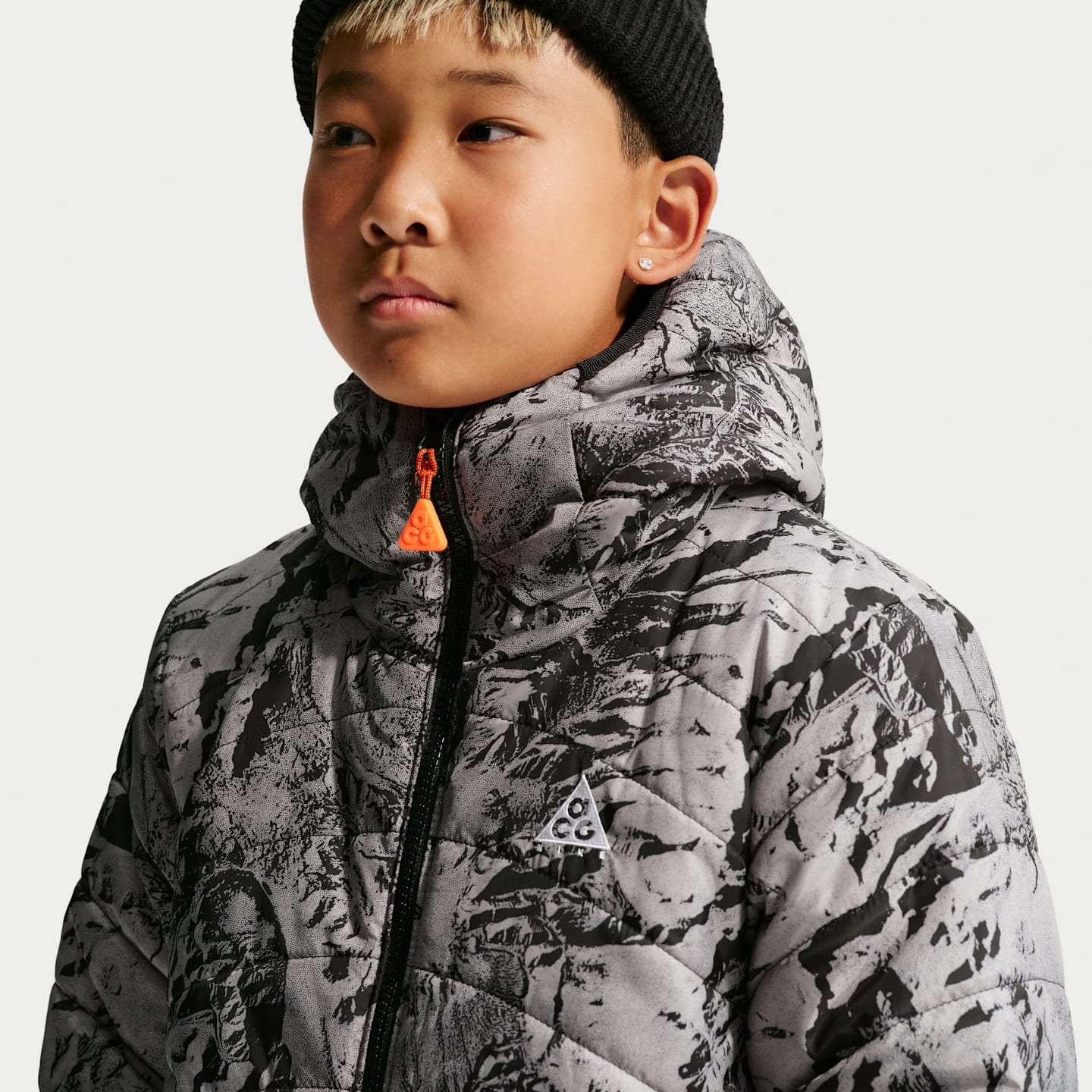 Детская куртка Nike ACG Reversible, цвет: Чёрный — фото 3