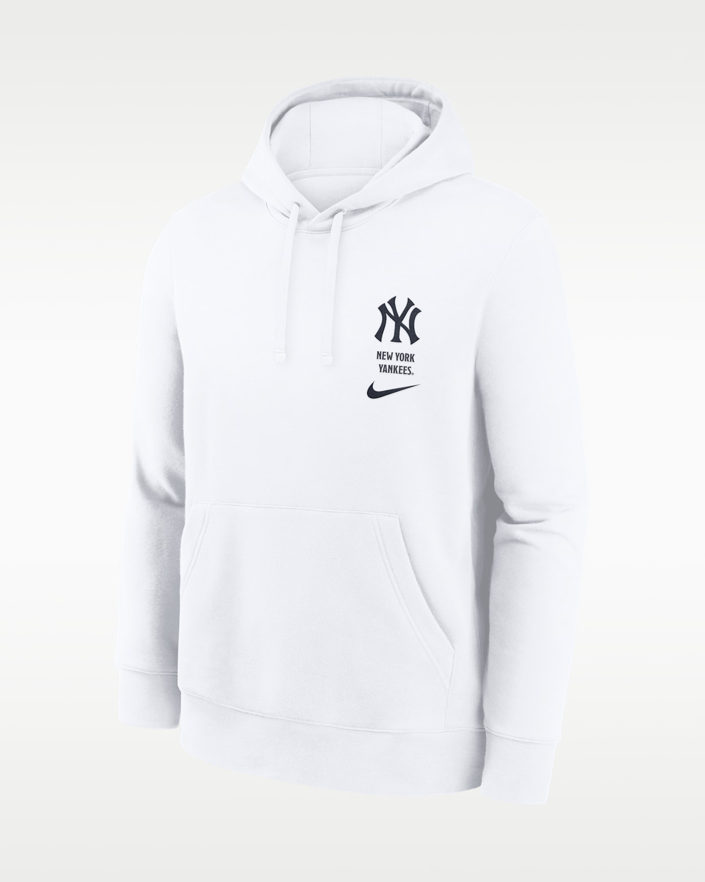 Мужское худи Nike MLB New York Yankees Minimal Club, цвет: Белый — фото 3