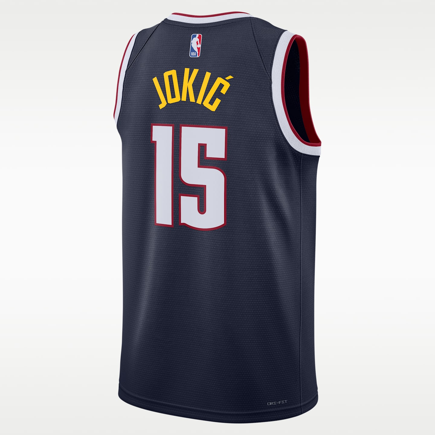 Мужской топ Nike Denver Nuggets Icon Edition Dri-FIT NBA Swingman Jersey, цвет: Тёмно-синий — фото 2