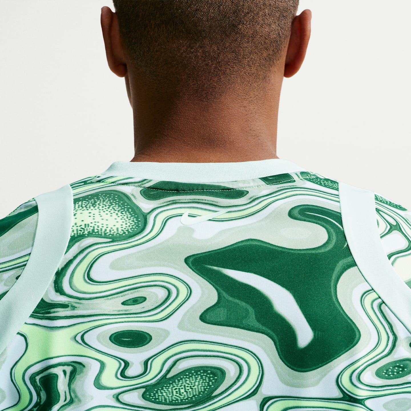 Мужской топ Nike Project F.R.O.G. Liquify с коротким рукавом, цвет: Зелёный — фото 2