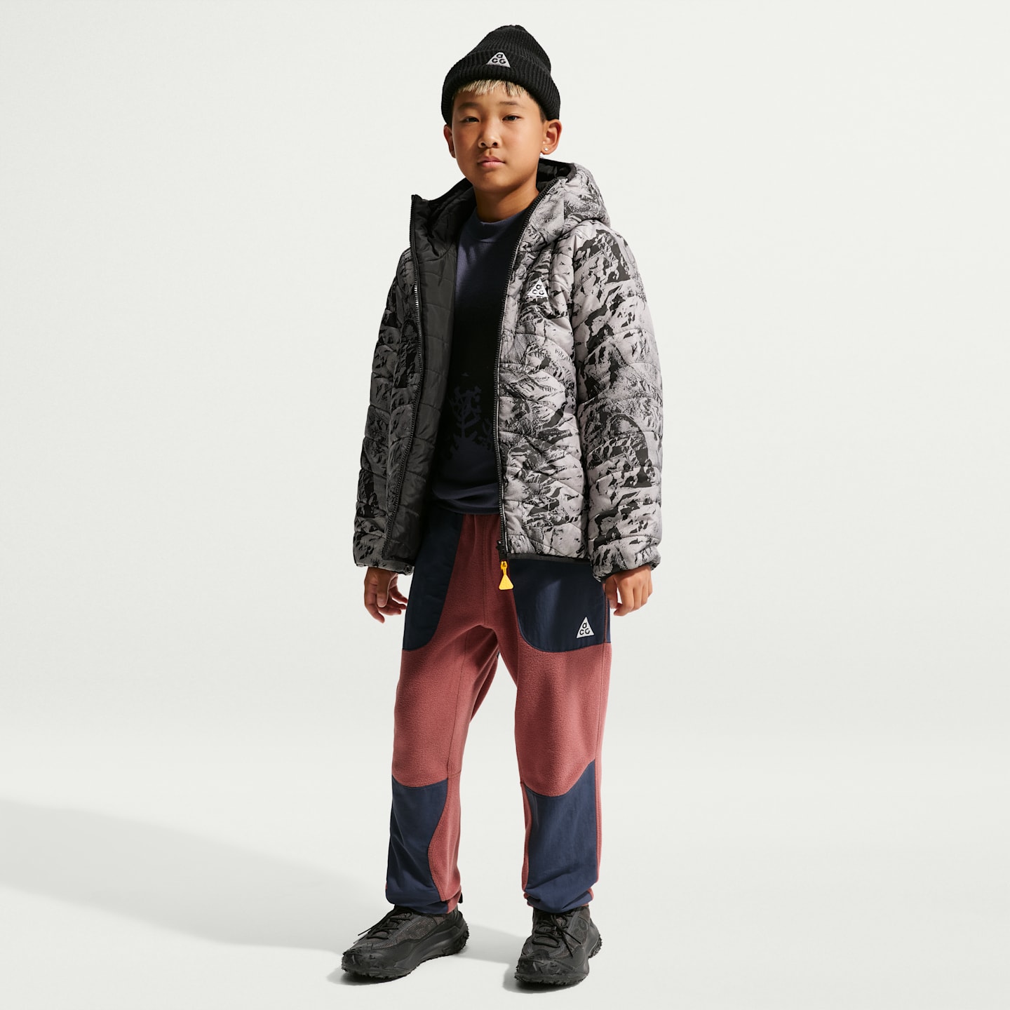 Детская куртка Nike ACG Reversible, цвет: Чёрный — фото 7