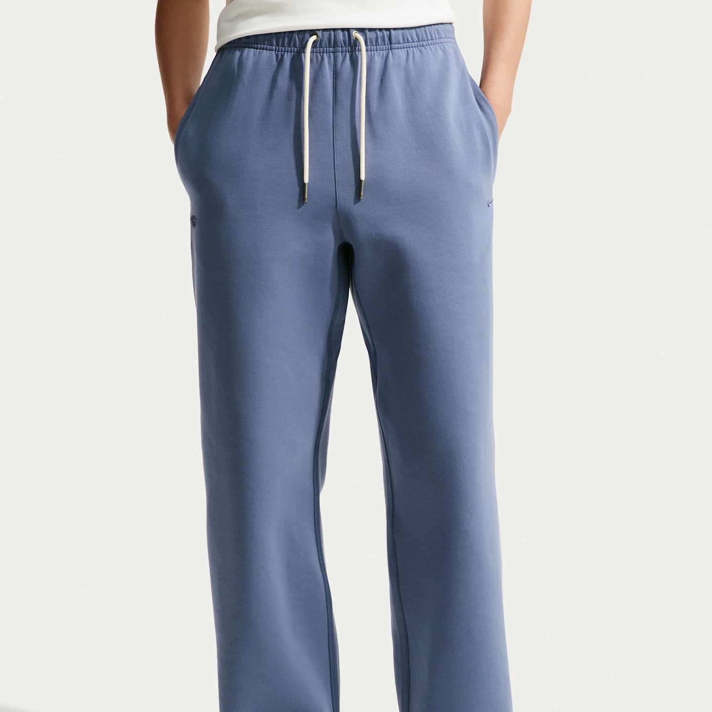 Женские баскетбольные брюки с открытым низом Nike Caitlin Standard Issue Dri-FIT, цвет: Синий — фото 2