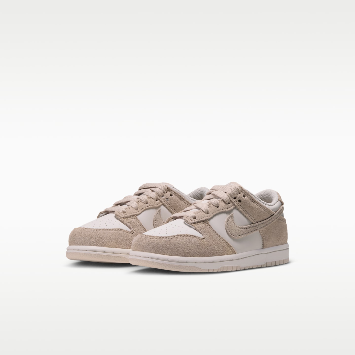 Детские кроссовки Nike Dunk Low Suede, цвет: Phantom/Sanddrift — фото 5