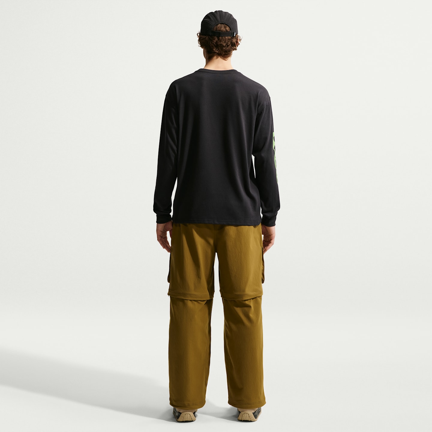 Мужская футболка с длинным рукавом Nike ACG Dri-FIT, цвет: Чёрный — фото 5