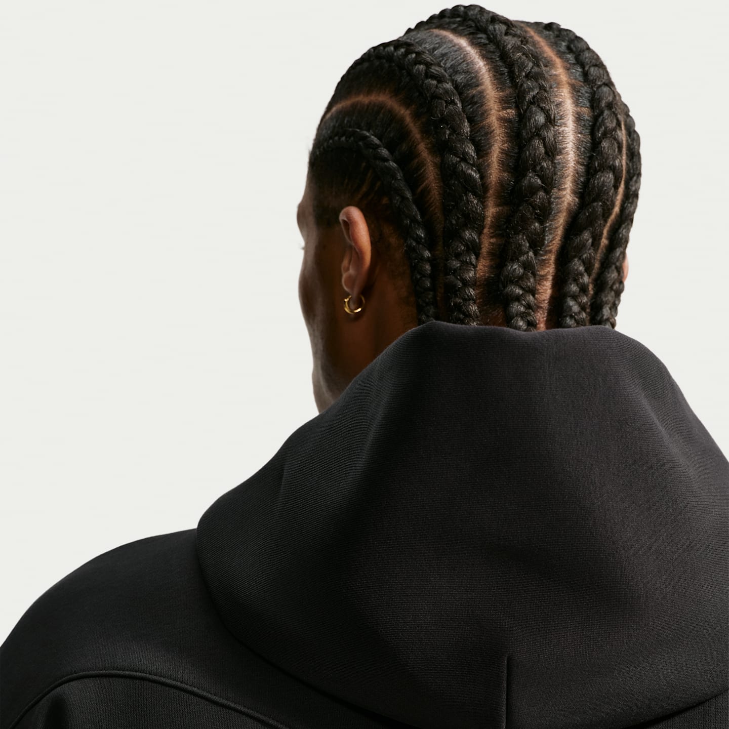 Мужское худи Nike Book Standard Issue Therma-FIT Brushed Basketball Pullover, цвет: Чёрный / Зелёный — фото 2