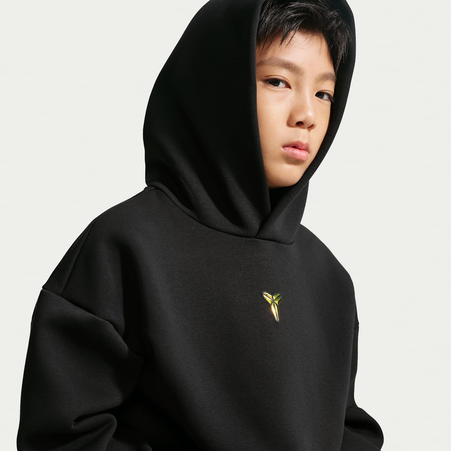 Детское худи Nike Kobe Therma-FIT Pullover, цвет: Чёрный — фото 3