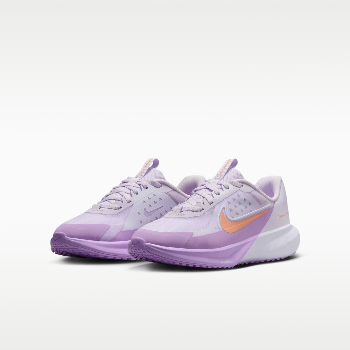 Детские кроссовки Nike Sonic Fly Little Kids' Running, цвет: Виноградный / Белый — фото 5