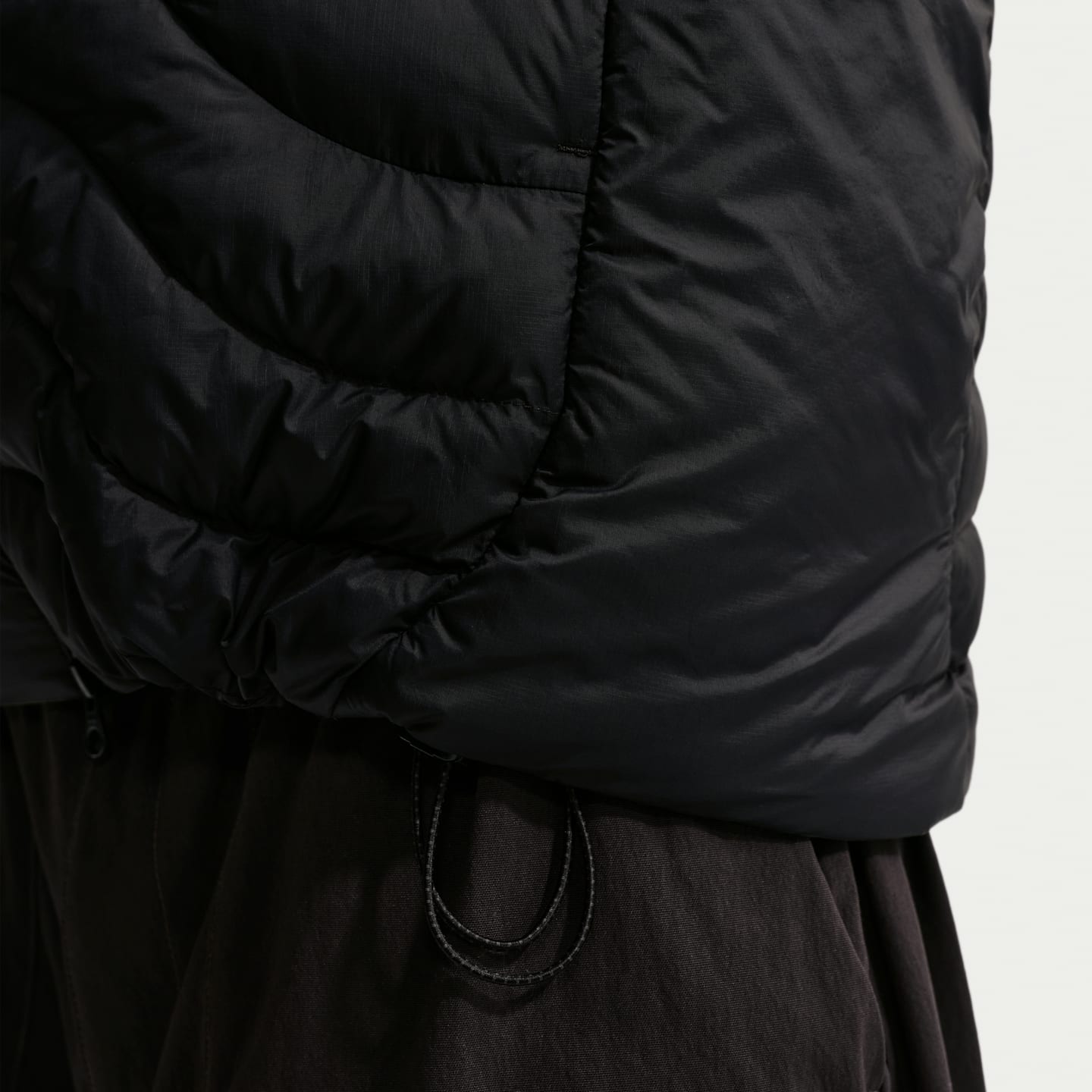 Мужская куртка с капюшоном Nike ACG Lava Flow Therma-FIT ADV, цвет: Чёрный / Снежный белый — фото 8
