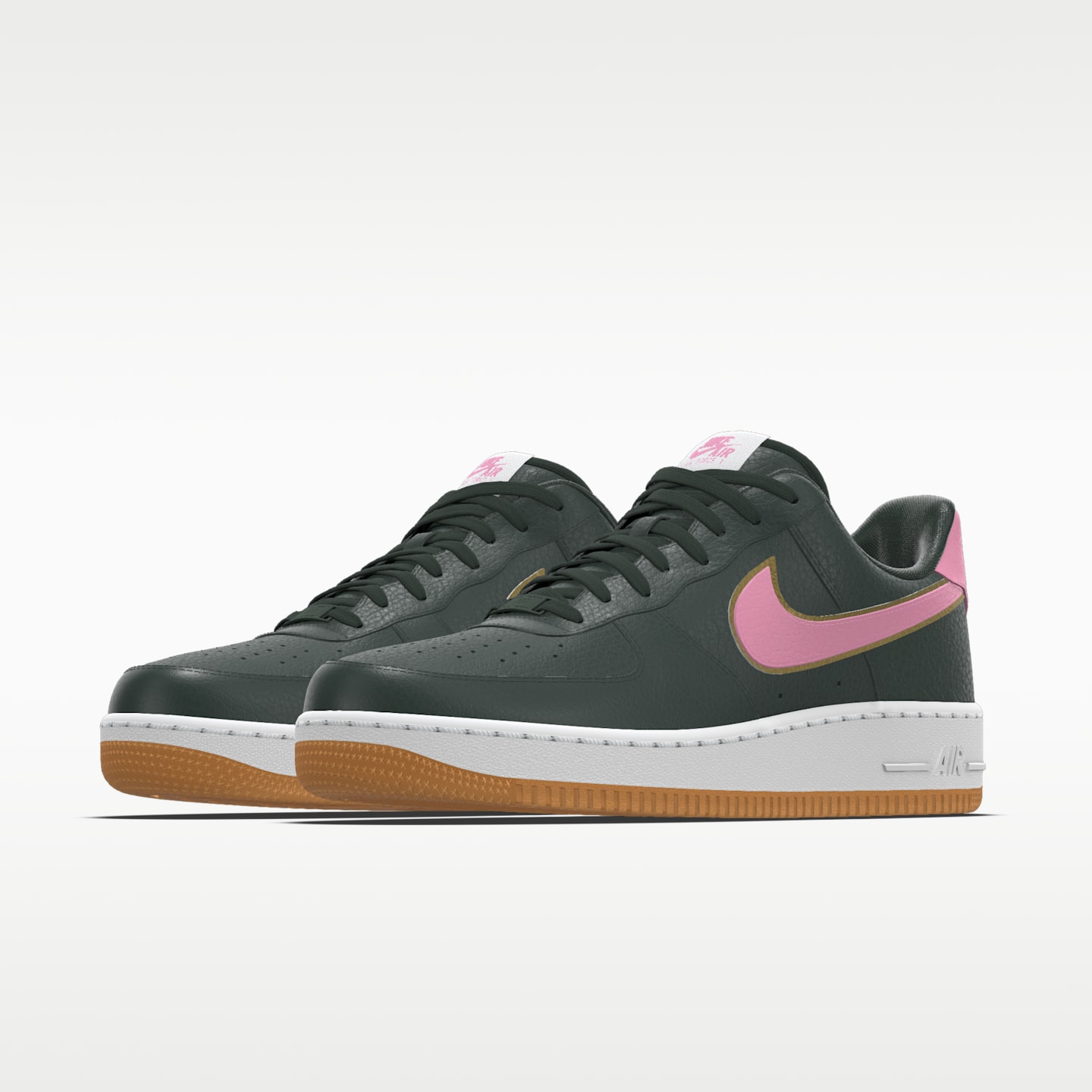 Женские кроссовки Nike Air Force 1 Low By You Custom, цвет: Разноцветный — фото 2