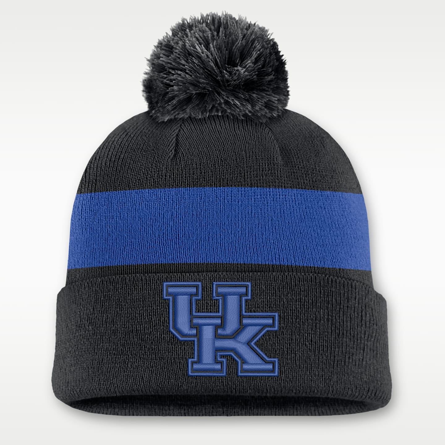Мужская шапка-бини Nike College Kentucky Peak с отворотом, цвет: Чёрный — фото 1