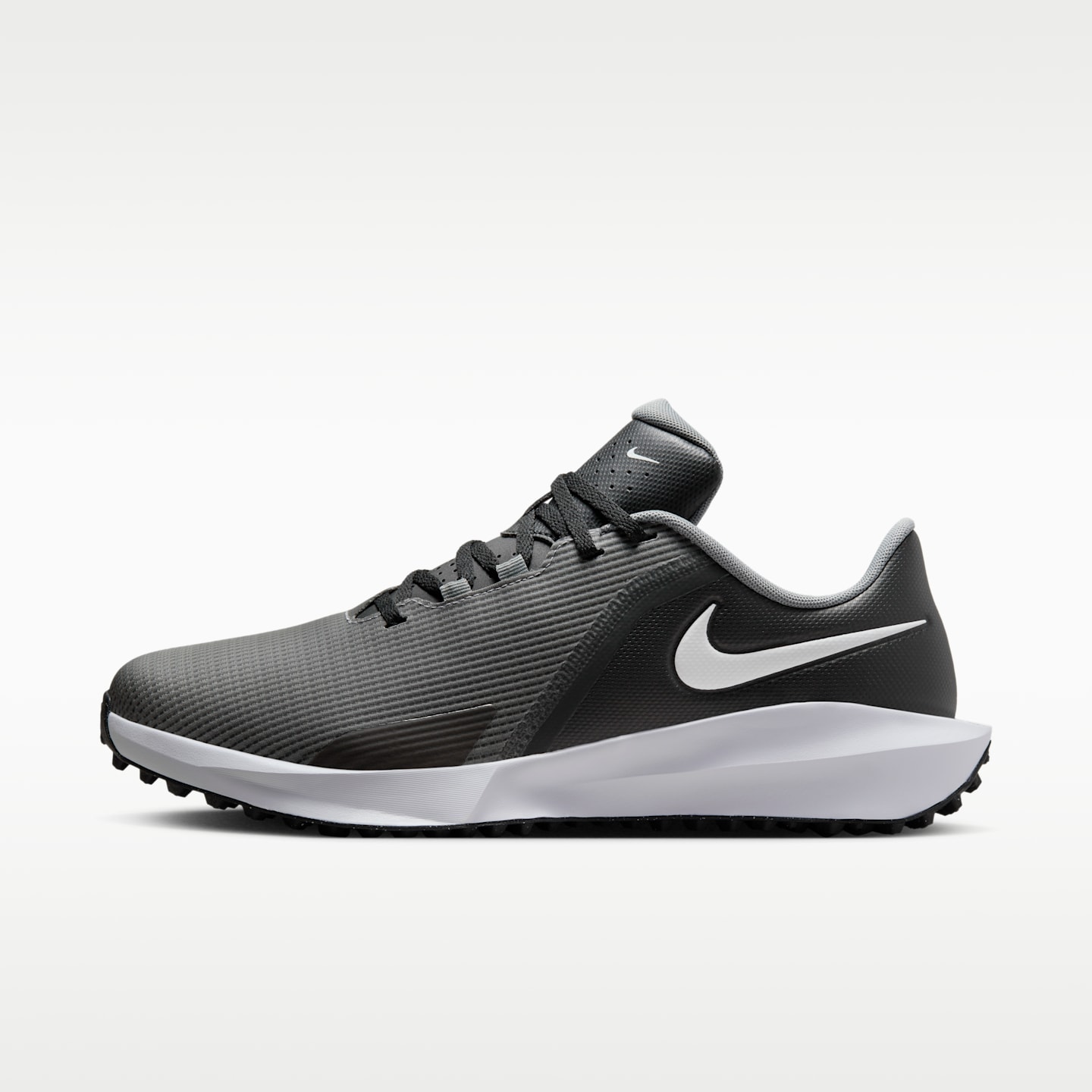Женские кроссовки Nike Infinity G NN Golf Shoes (Wide), цвет: Чёрный / Дымчатый серый — фото 1