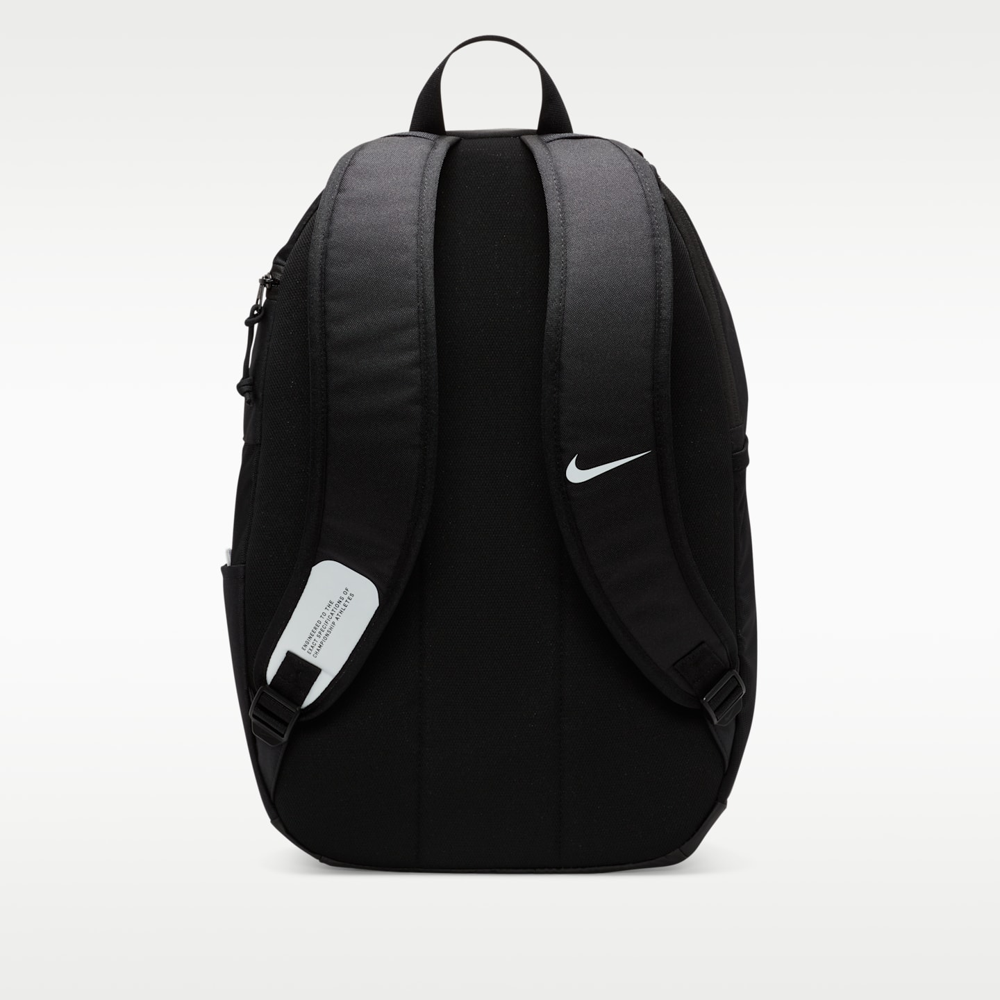 Командный рюкзак Nike Academy, 30 л, цвет: Чёрный / Белый — фото 4
