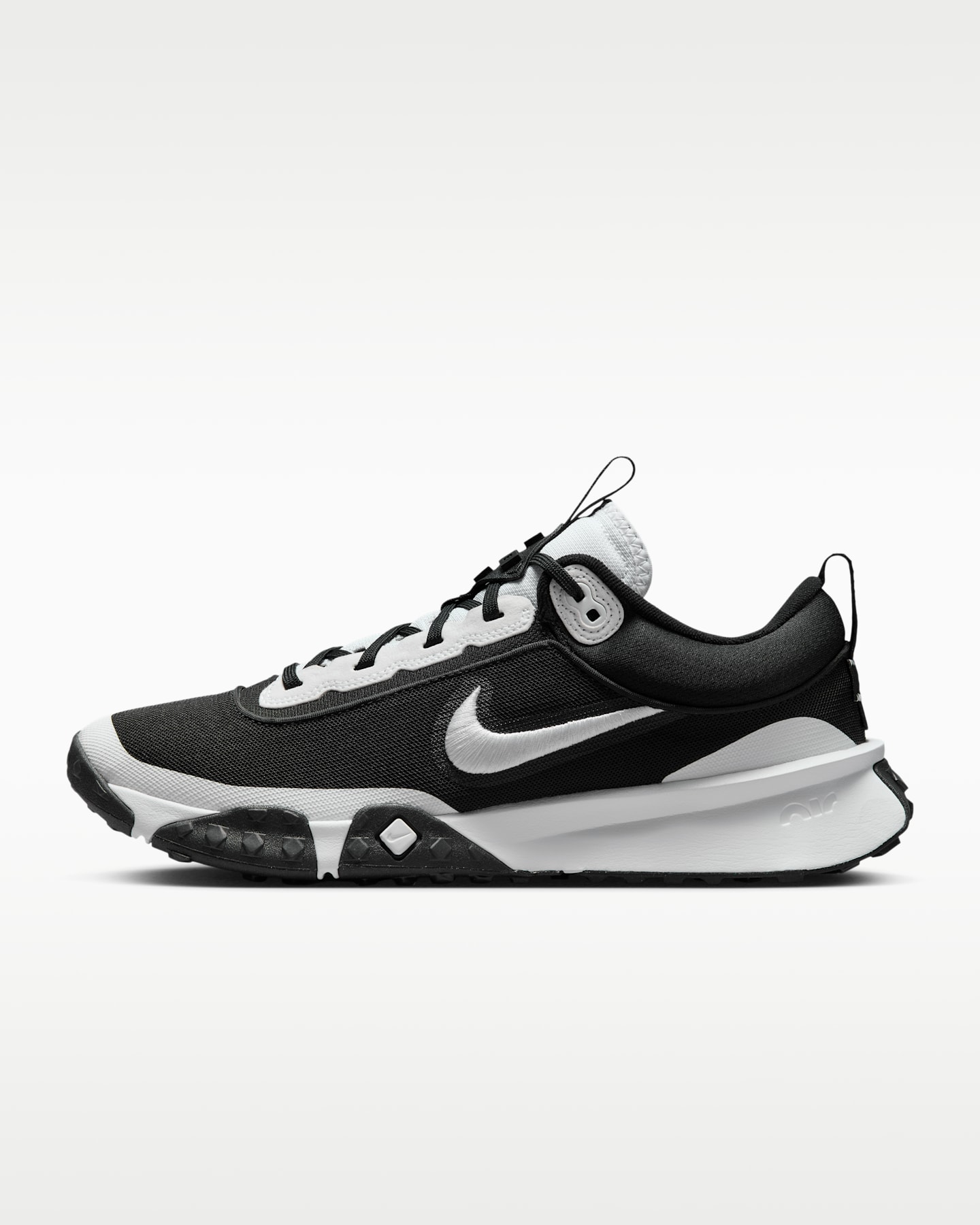 Мужские кроссовки Nike Air Diamond Varsity Turf Baseball, цвет: Чёрный / Белый — фото 9