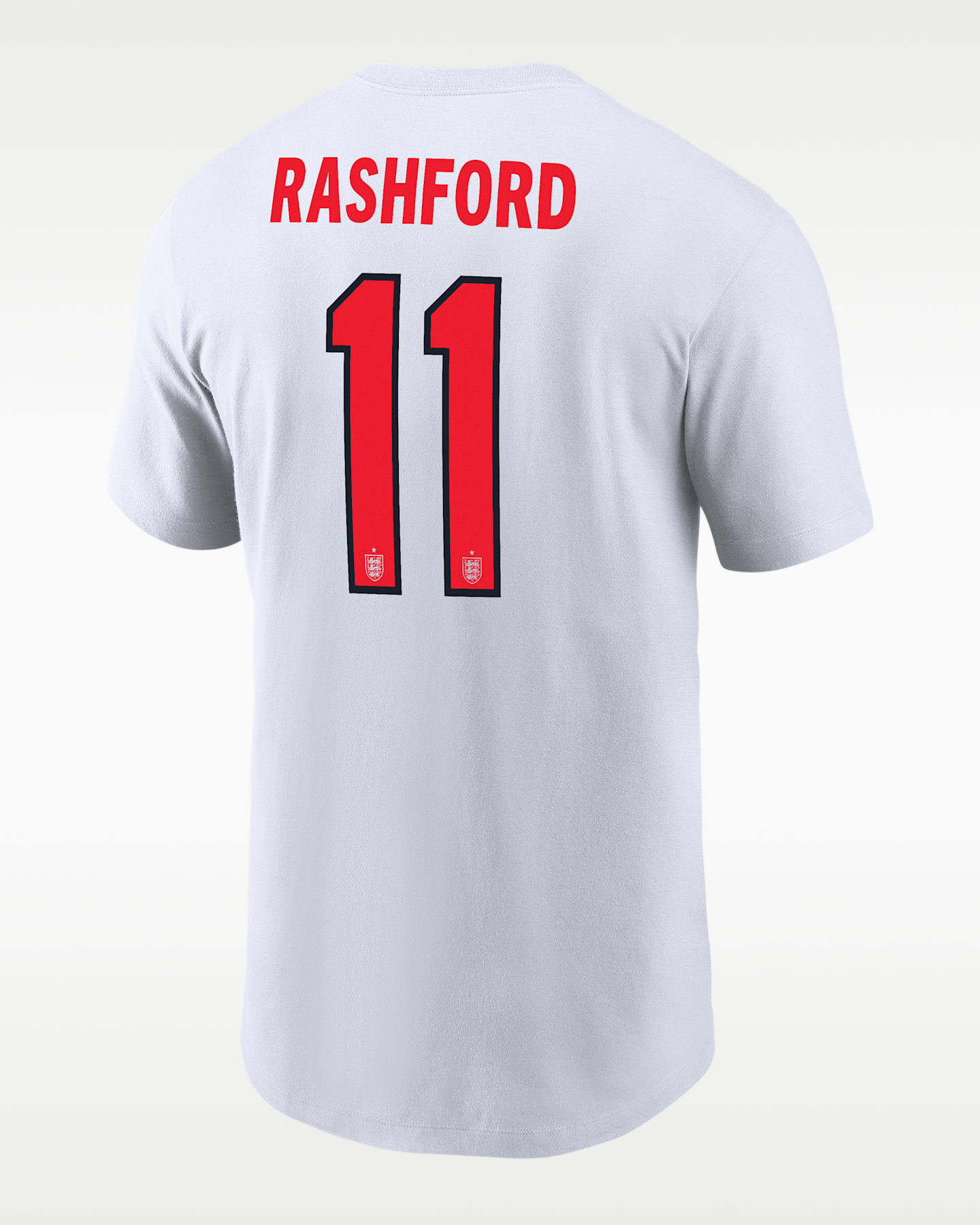 Мужская футбольная футболка Nike Marcus Rashford England, цвет: Белый — фото 3