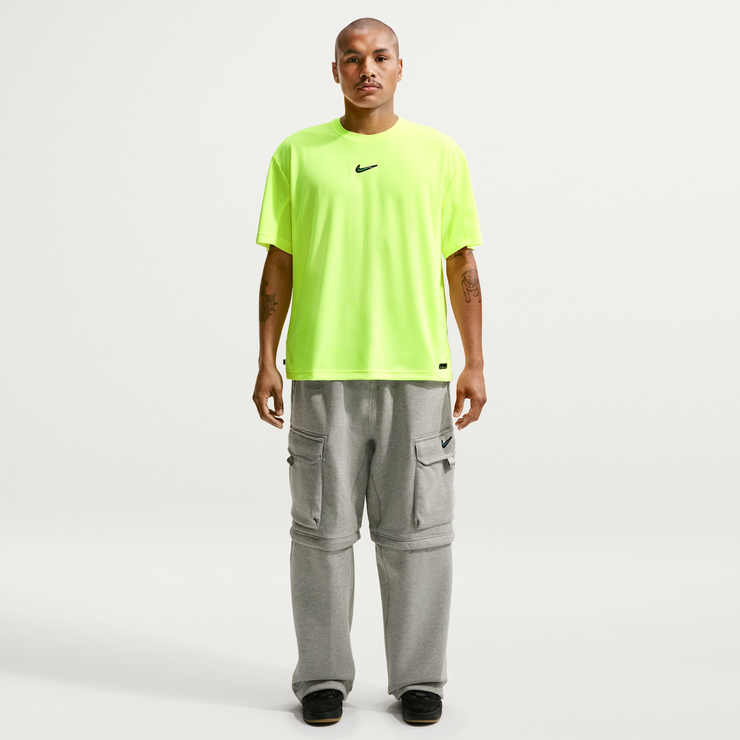 Джерси Nike SB Ishod с коротким рукавом, цвет: Кислотно-жёлтый — фото 4