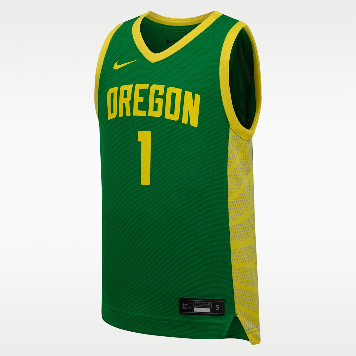 Детский топ Nike Oregon Ducks Basketball Replica Jersey, цвет: Зелёный — фото 1
