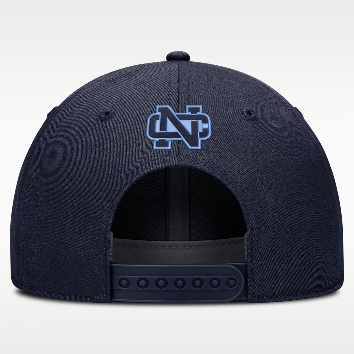 Мужская бейсболка Nike North Carolina Legacy Letter & Location Rise Dri-FIT регулируемая, цвет: Тёмно-синий — фото 2