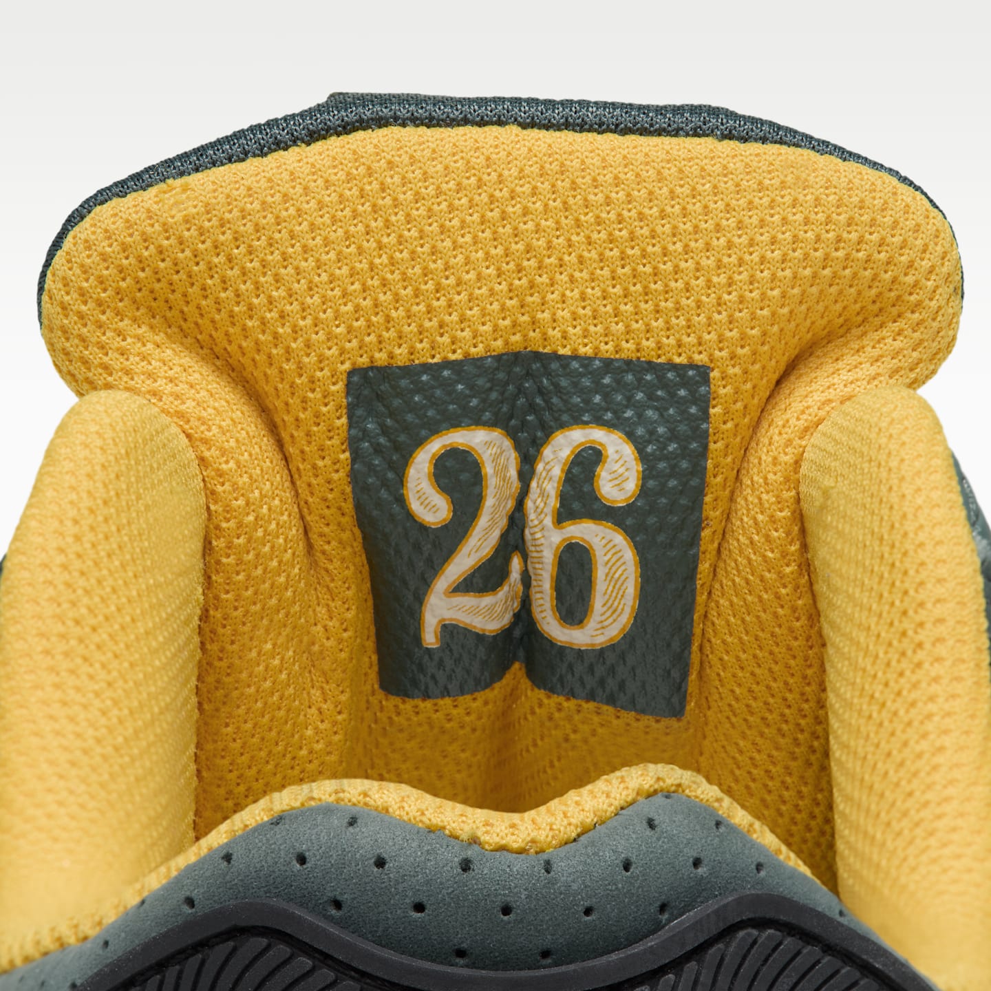 Мужские кроссовки Nike Air Max 90 (Green Bay Packers) NFL, цвет: Зелёный / Золотой — фото 9