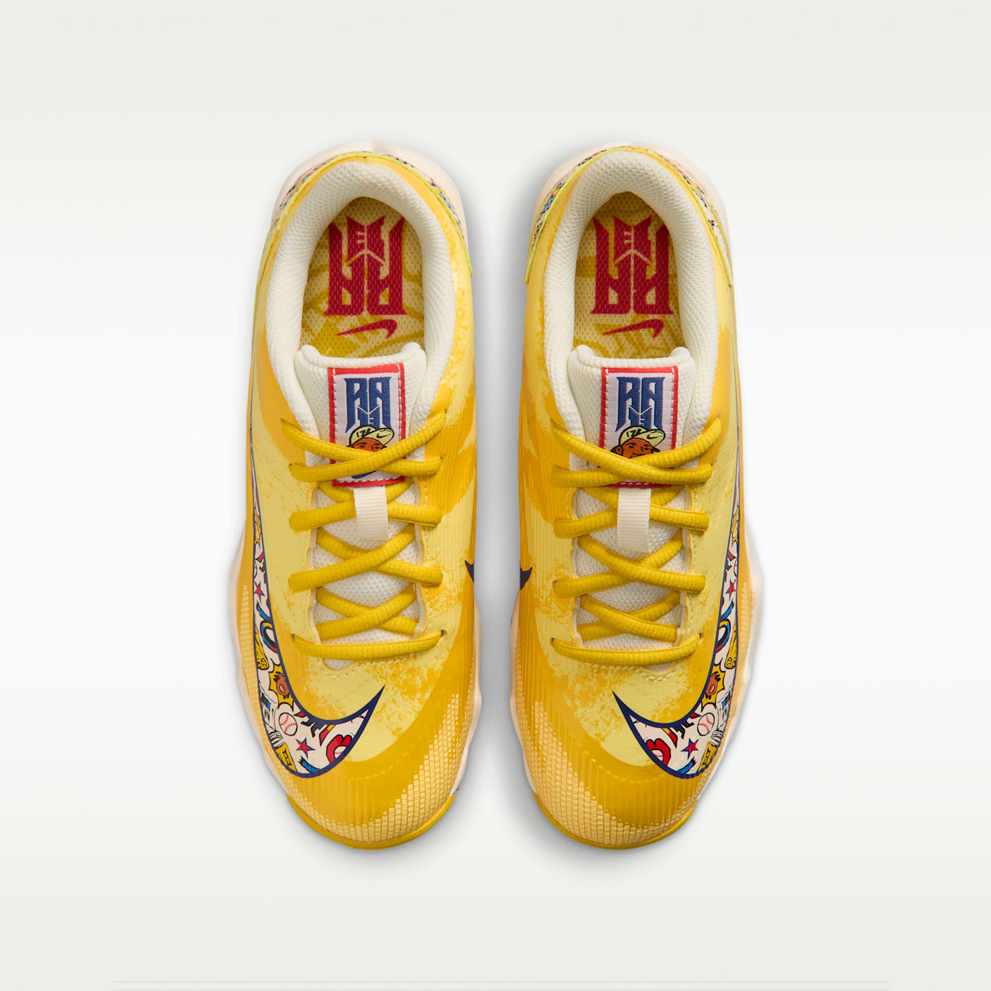 Детские бутсы Nike Diamond Standout "Ronald Acuña Jr." Baseball, цвет: Оранжевый / Кокосовое молоко — фото 4