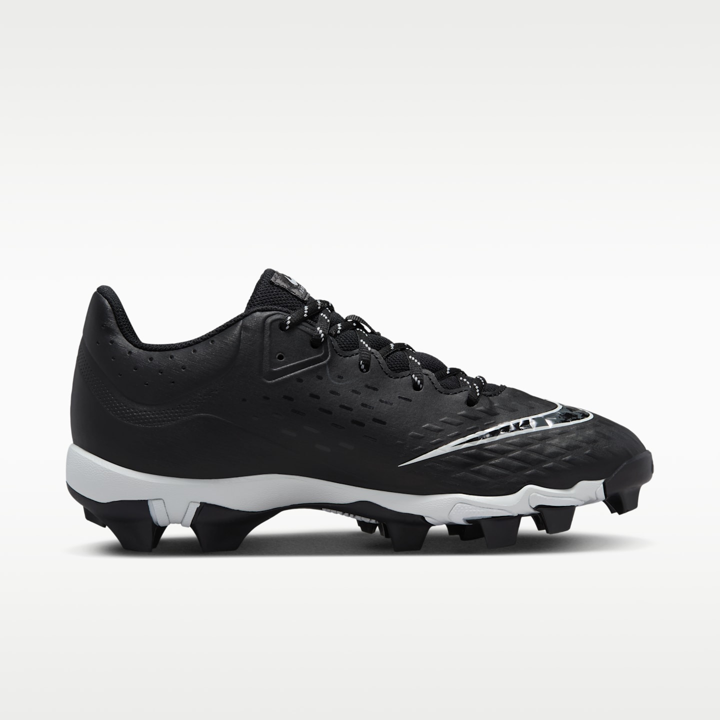Женские бутсы Nike Hyperdiamond 4 Keystone Softball Cleats, цвет: Чёрный / Чистый платиновый — фото 3