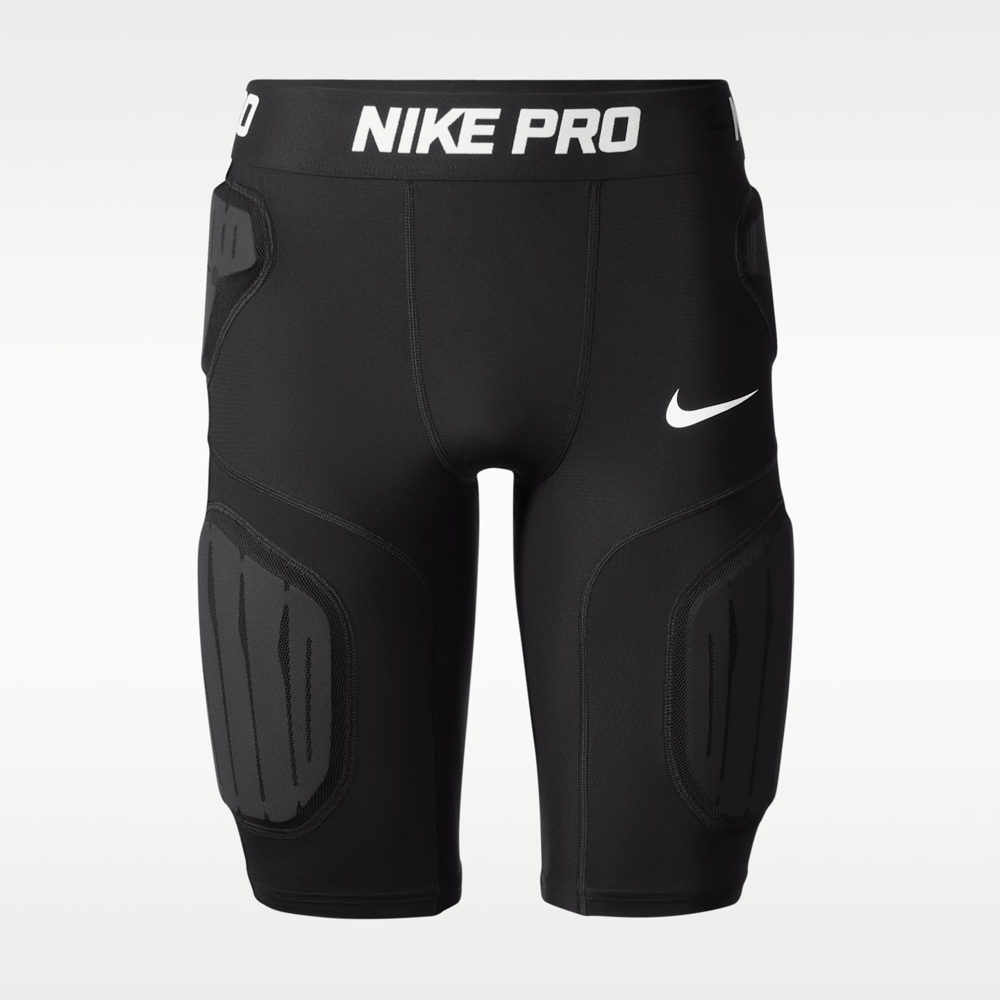 Шорты Nike Pro HyperStrong 2.0 с защитой, цвет: Чёрный — фото 1