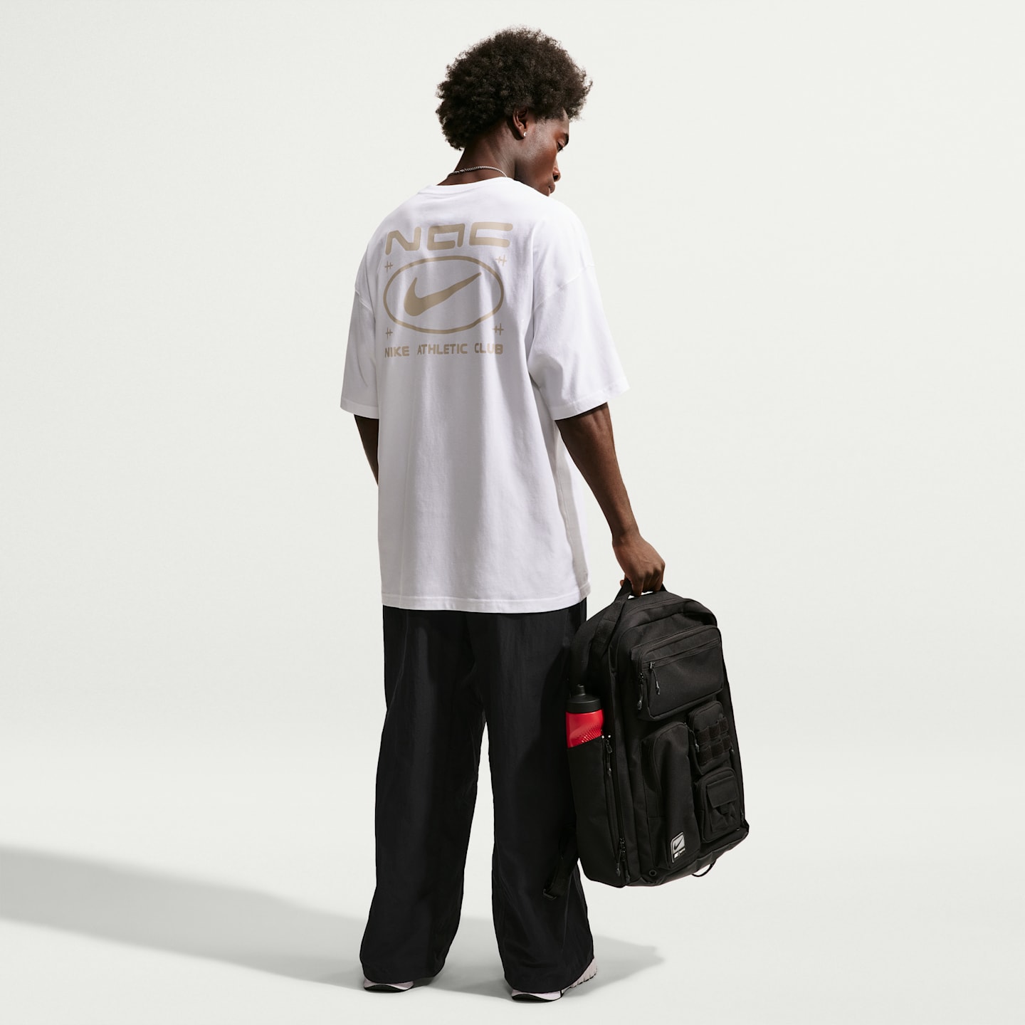 Мужские тканые брюки Nike N.A.C. Dri-FIT оверсайз, цвет: Чёрный — фото 5