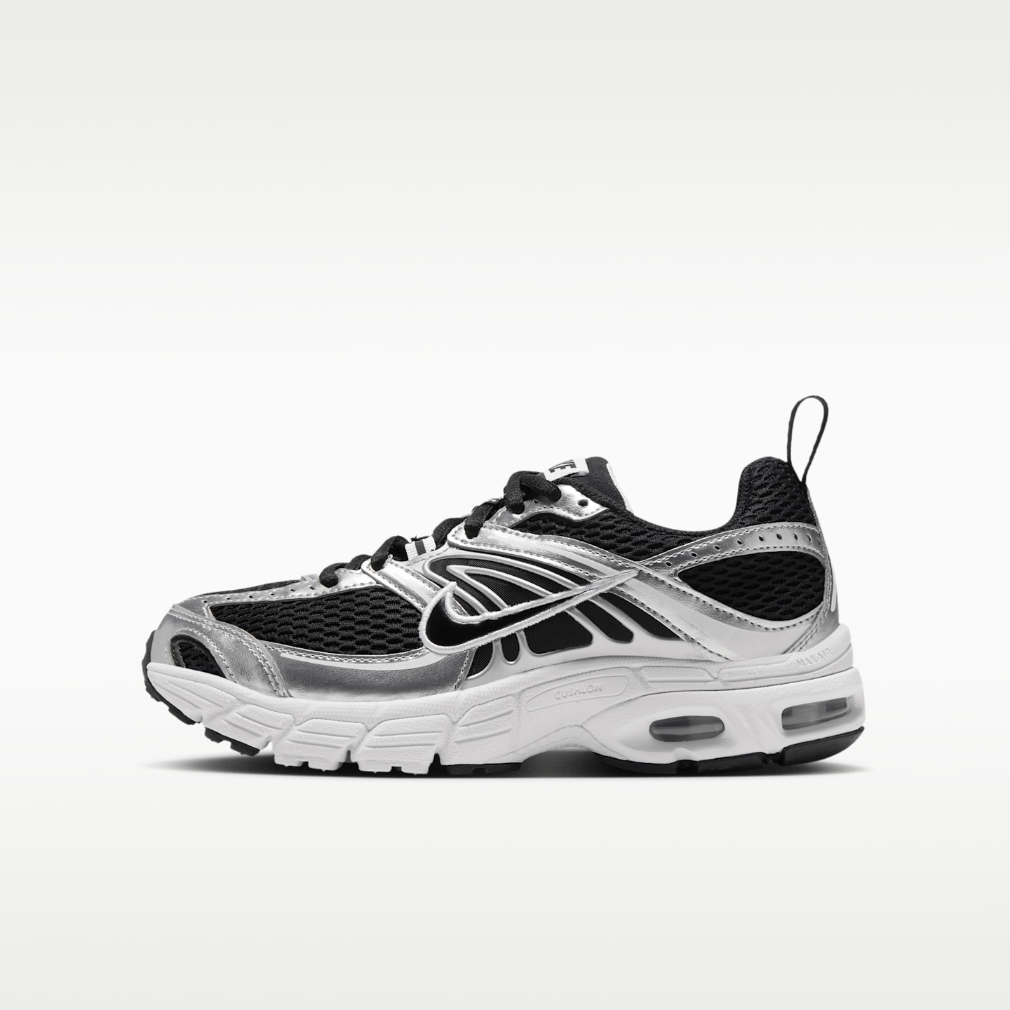 Детские кроссовки Nike Air Max Moto 2K, цвет: Чёрный / Серебряный — фото 1