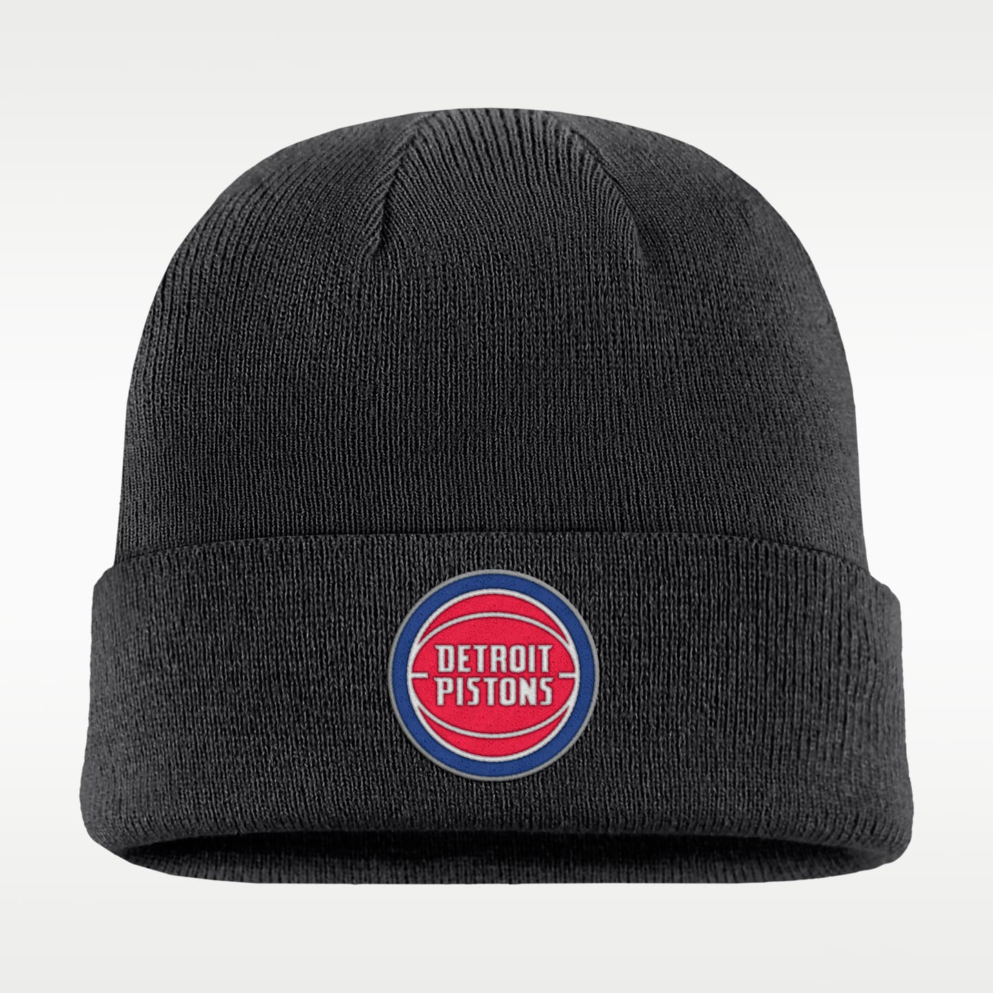 Женская шапка Nike Detroit Pistons Peak Hardwood Classics Beanie, цвет: Чёрный — фото 1