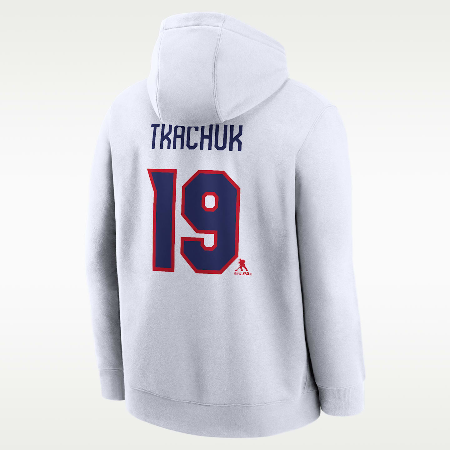 Мужское флисовое хоккейное худи Nike Club Matthew Tkachuk "Team USA, цвет: Белый — фото 2