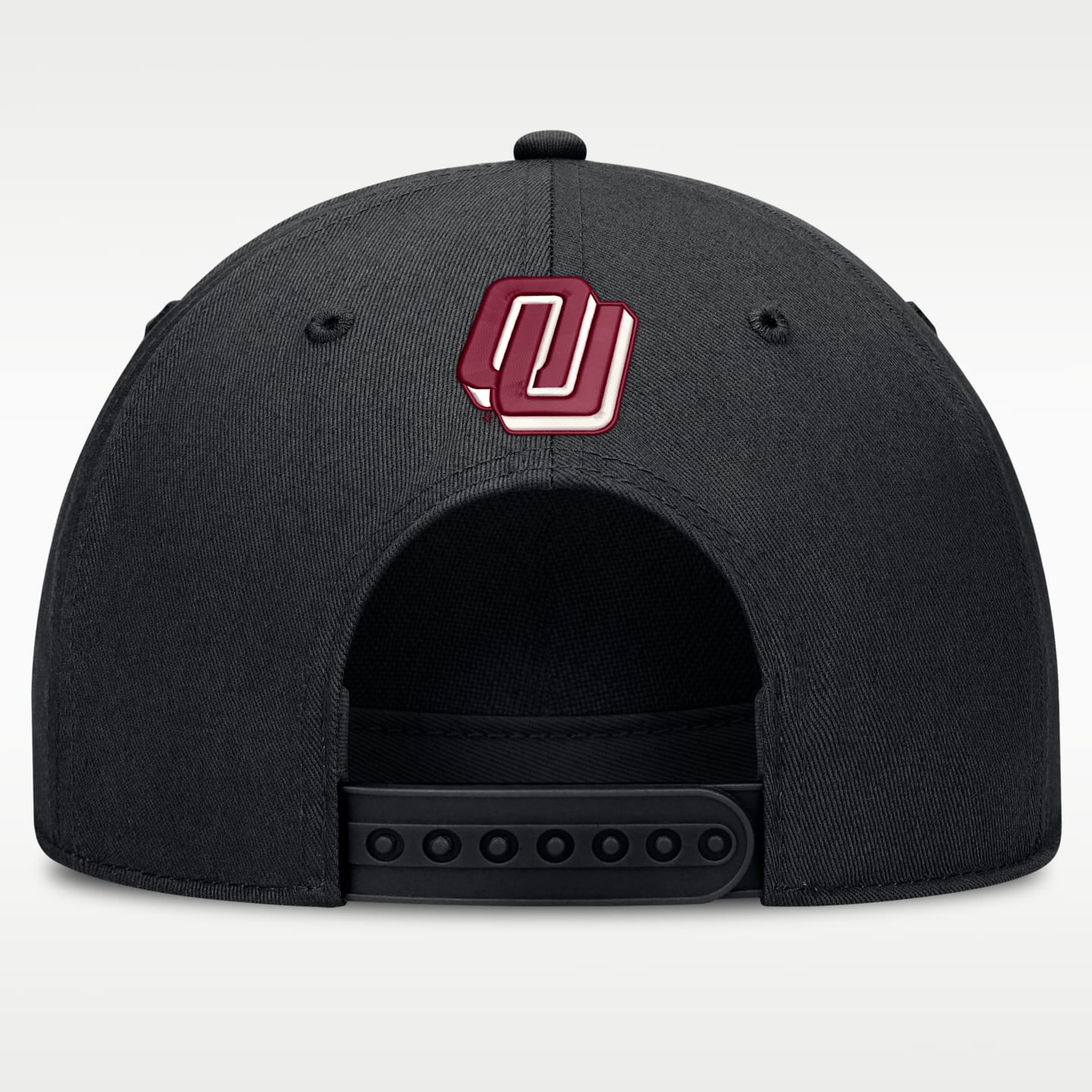 Мужская бейсболка Nike Oklahoma Legacy Letter Rise Dri-FIT регулируемая, цвет: Чёрный — фото 2