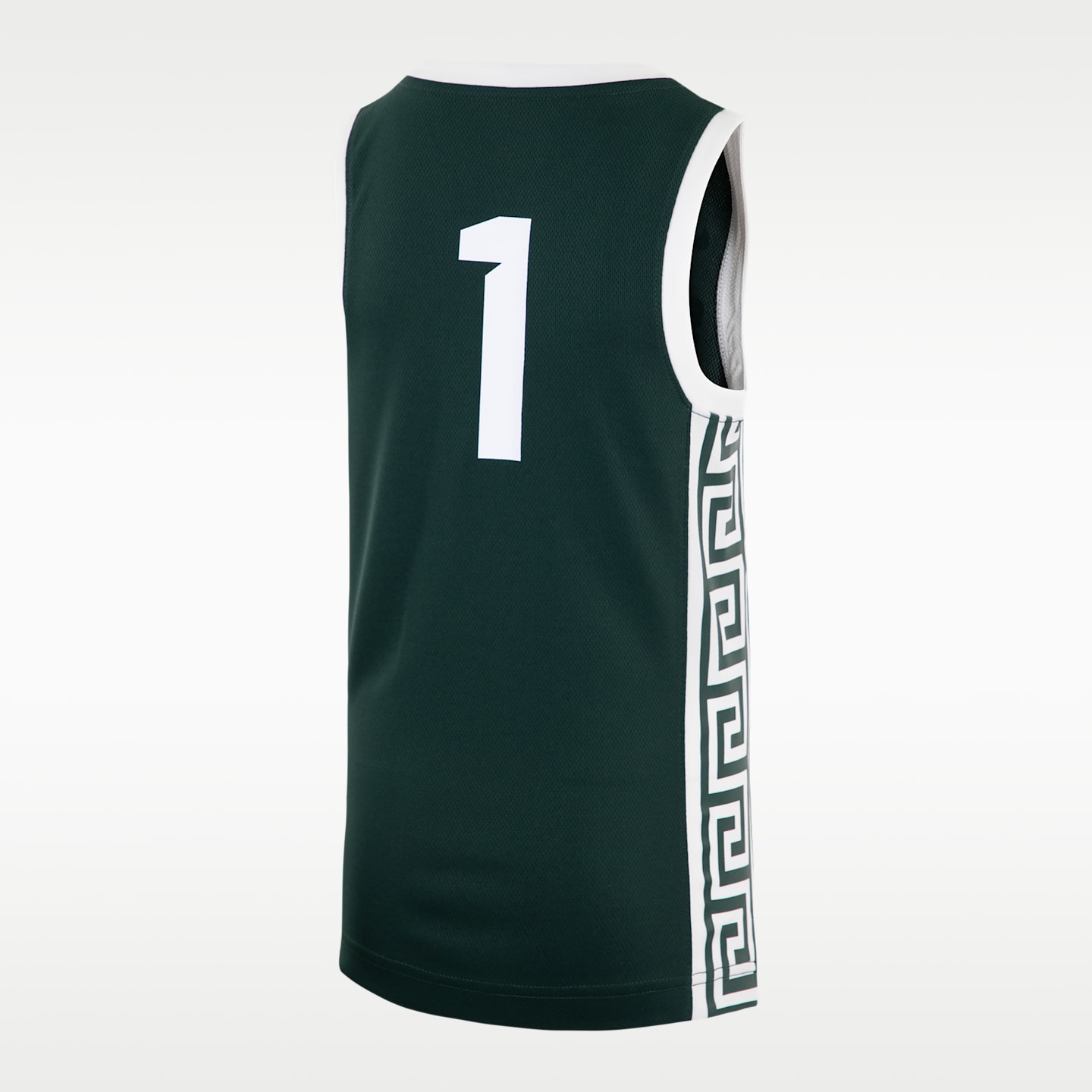 Детский топ Nike Michigan State Spartans Basketball Replica Jersey, цвет: Зелёный — фото 2