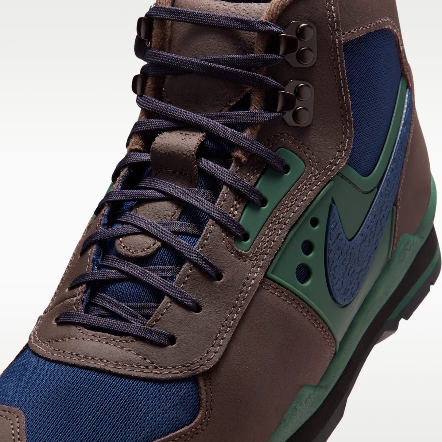 Мужские кроссовки Nike Air Baltoro SP, цвет: Коричневый / Тёмно-синий — фото 7