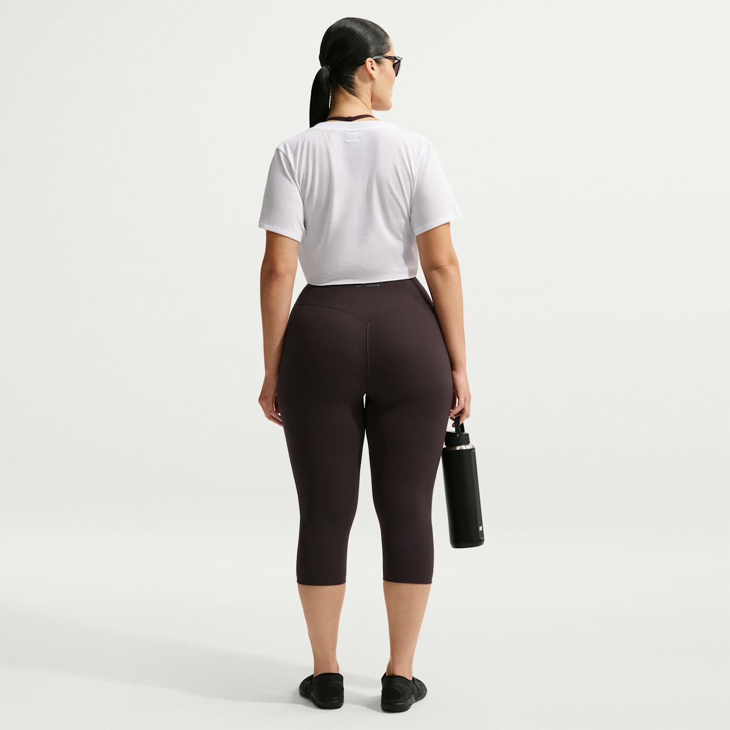 Женские легинсы NikeSKIMS Studio Stretch, цвет: Кофейный — фото 11