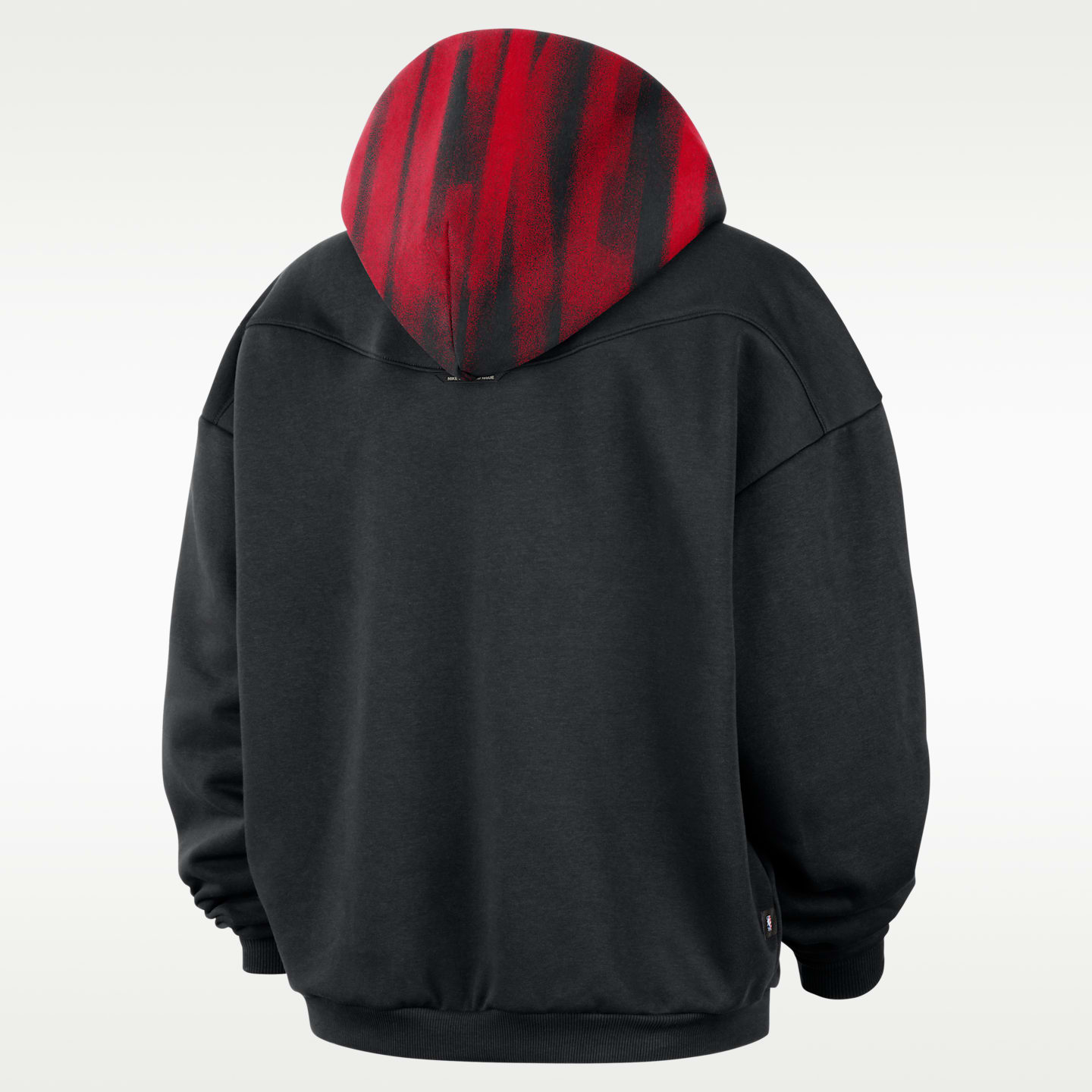 Мужское худи Nike Houston Rockets Standard Issue Therma-FIT Fleece Basketball, цвет: Чёрный / Белый — фото 2