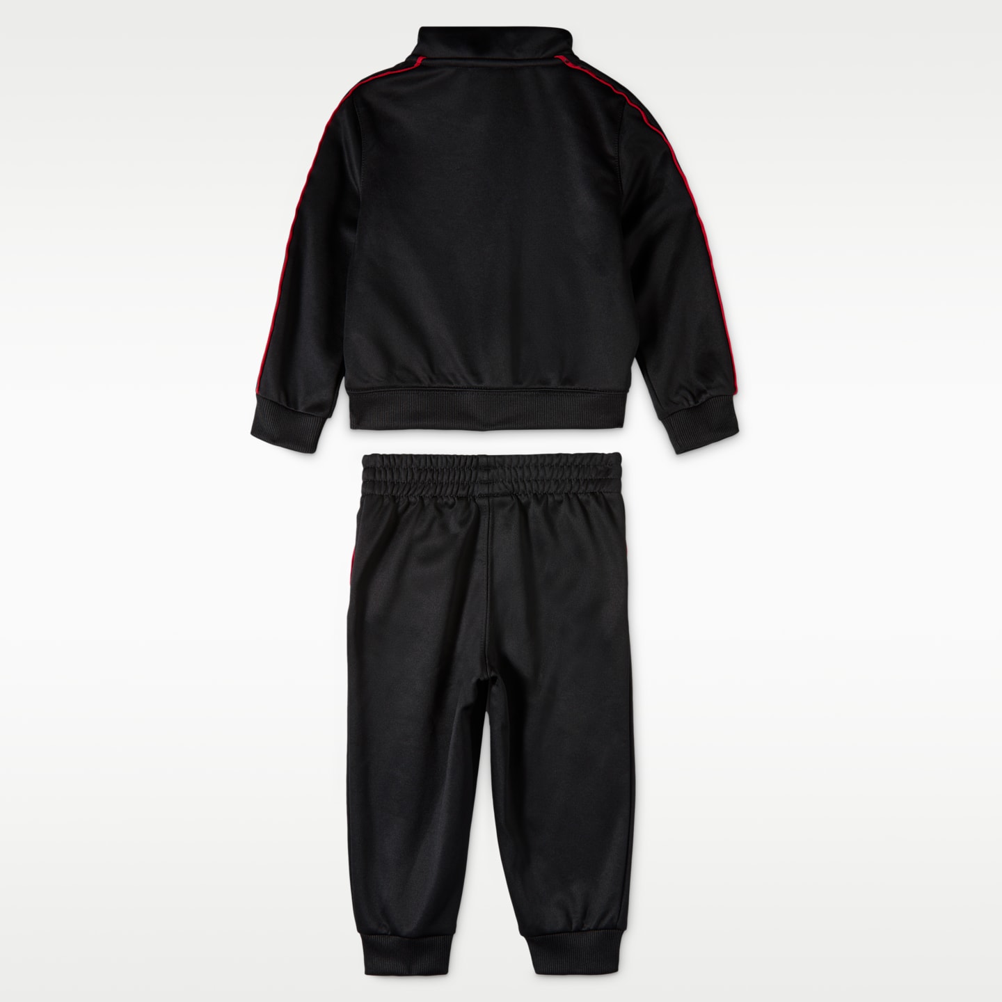 Детский комплект Nike Dri-FIT Lifestyle Propus на молнии из 2 предметов с окантовкой, цвет: Чёрный — фото 2
